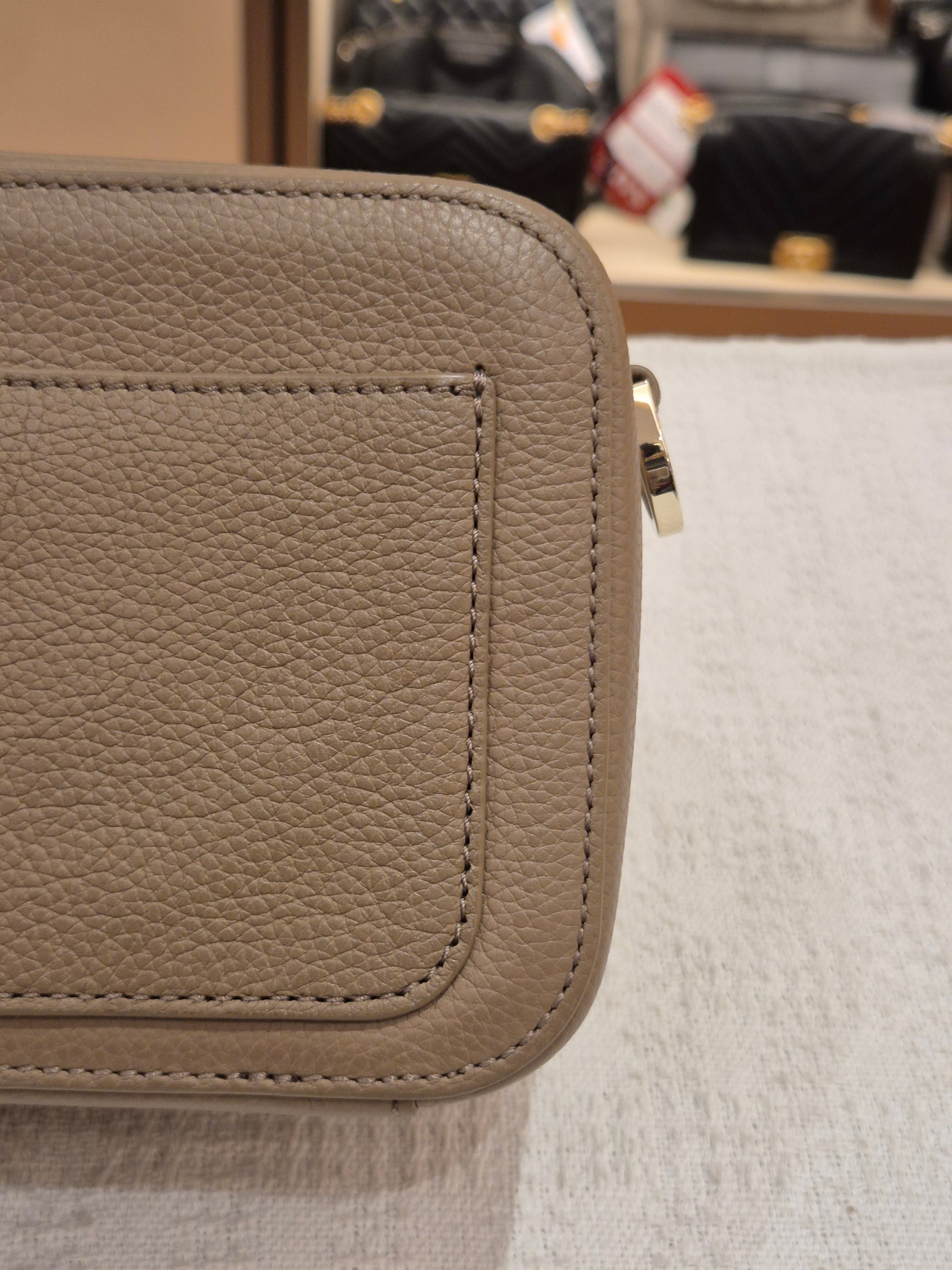 Aigner Zita Mini Camera Bag Taupe