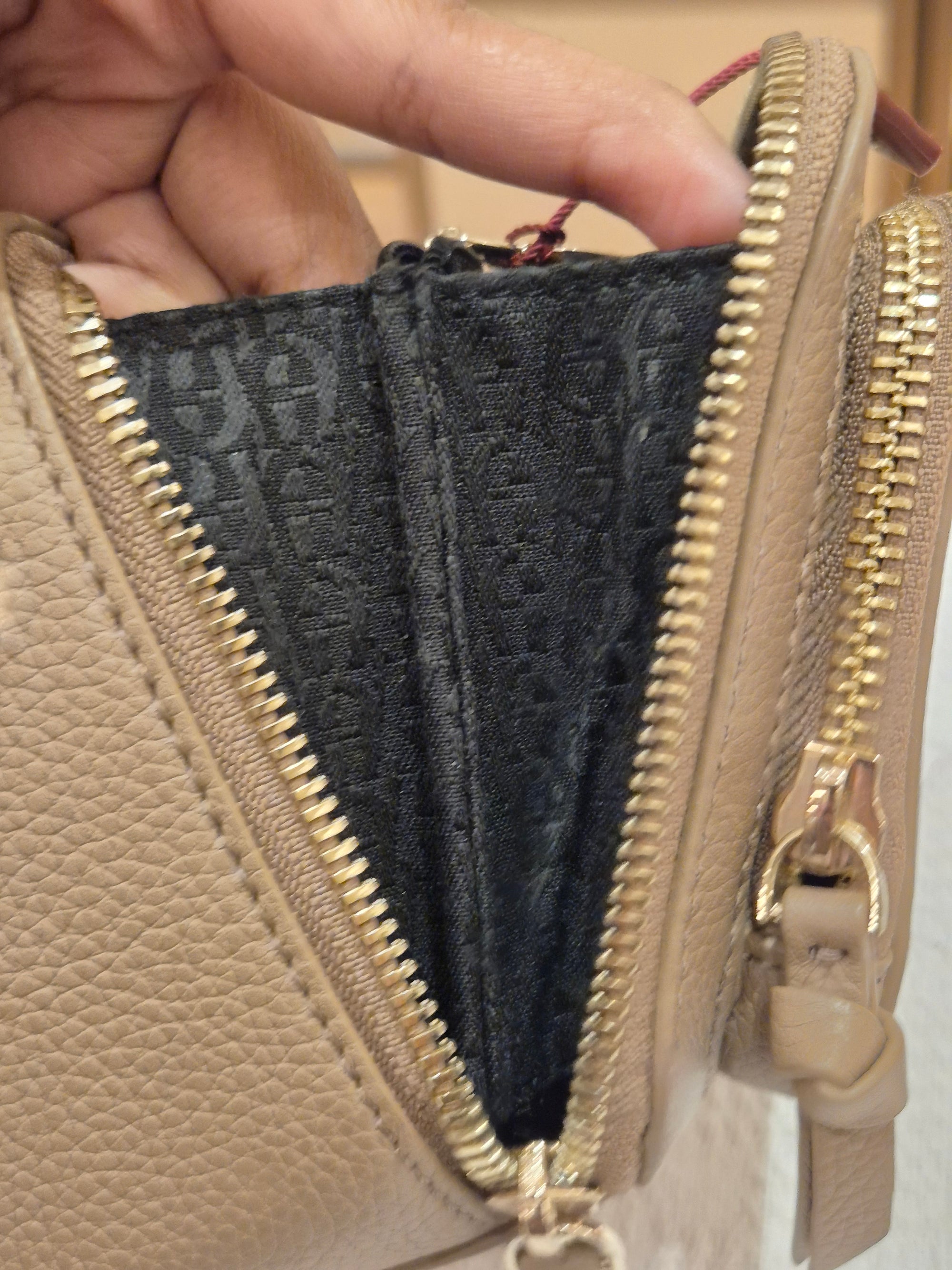Aigner Zita Mini Camera Bag Taupe