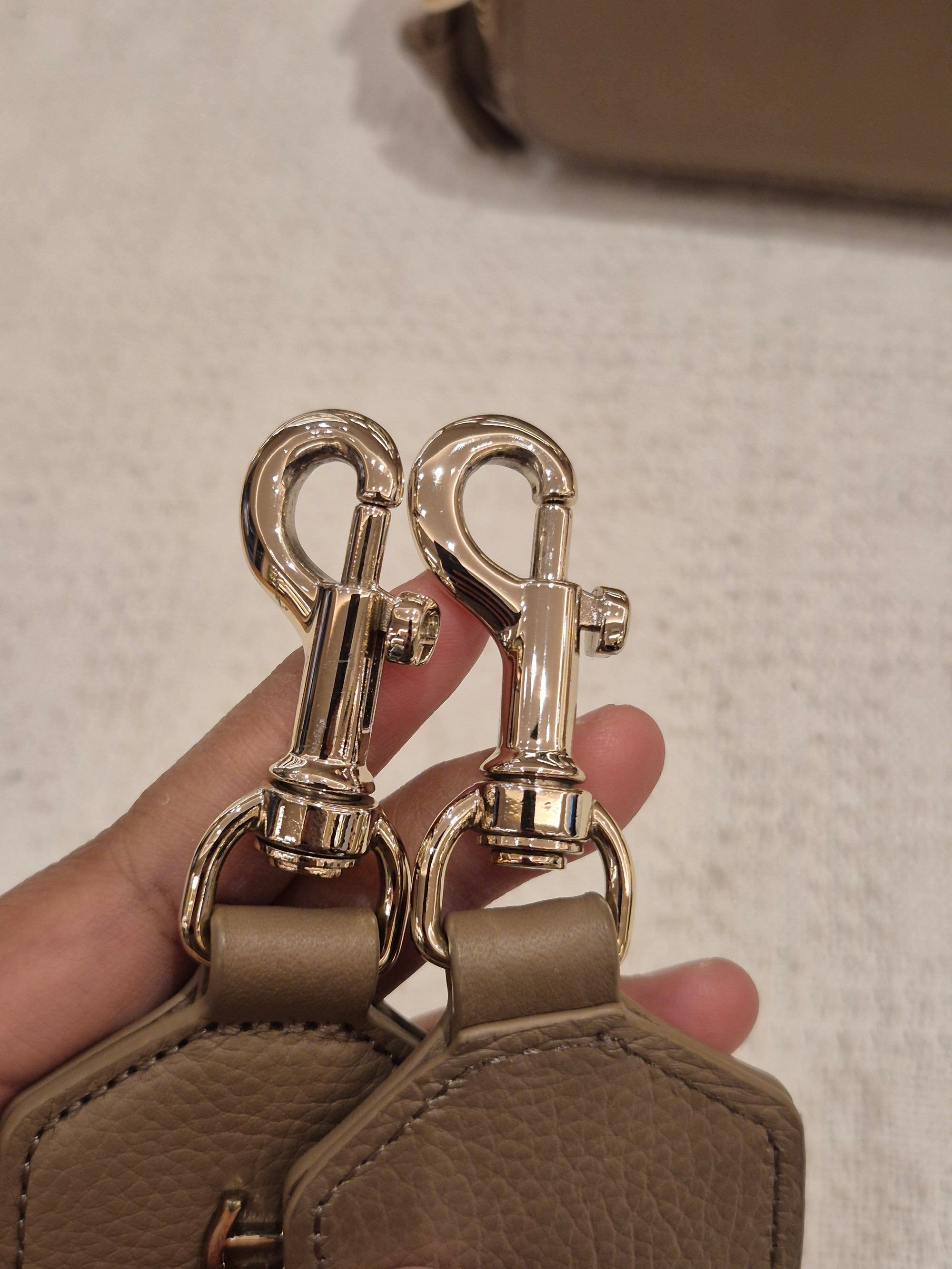 Aigner Zita Mini Camera Bag Taupe