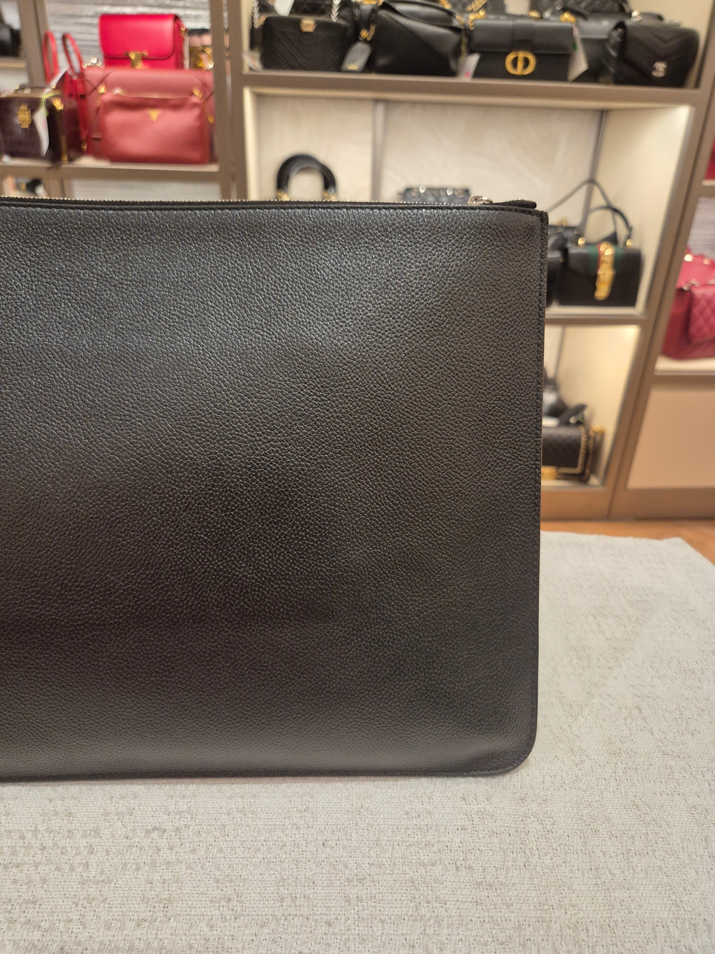 Balenciaga Clutch Text Logo