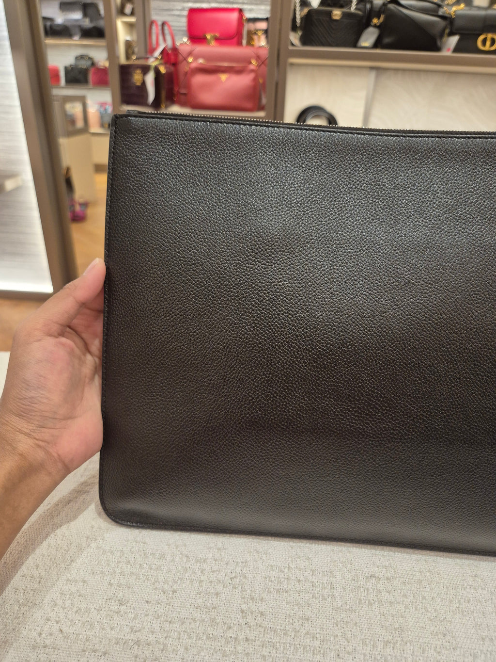 Balenciaga Clutch Text Logo