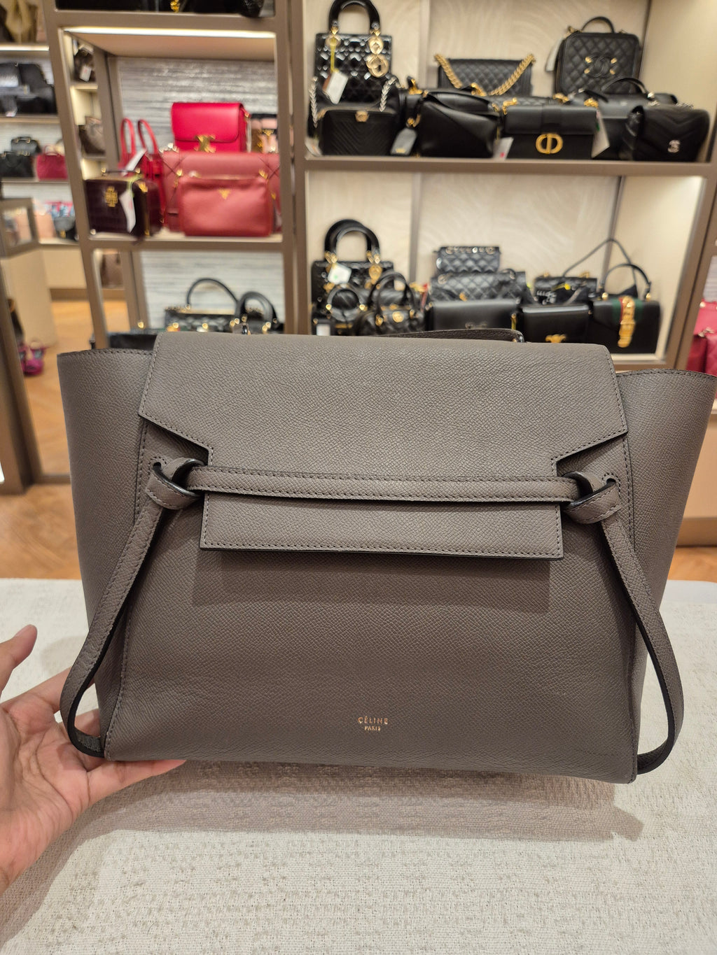 Celine Beltbag Mini Grey
