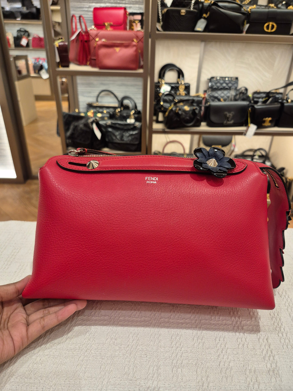 Fendi By The Way Medium Studed Flower
