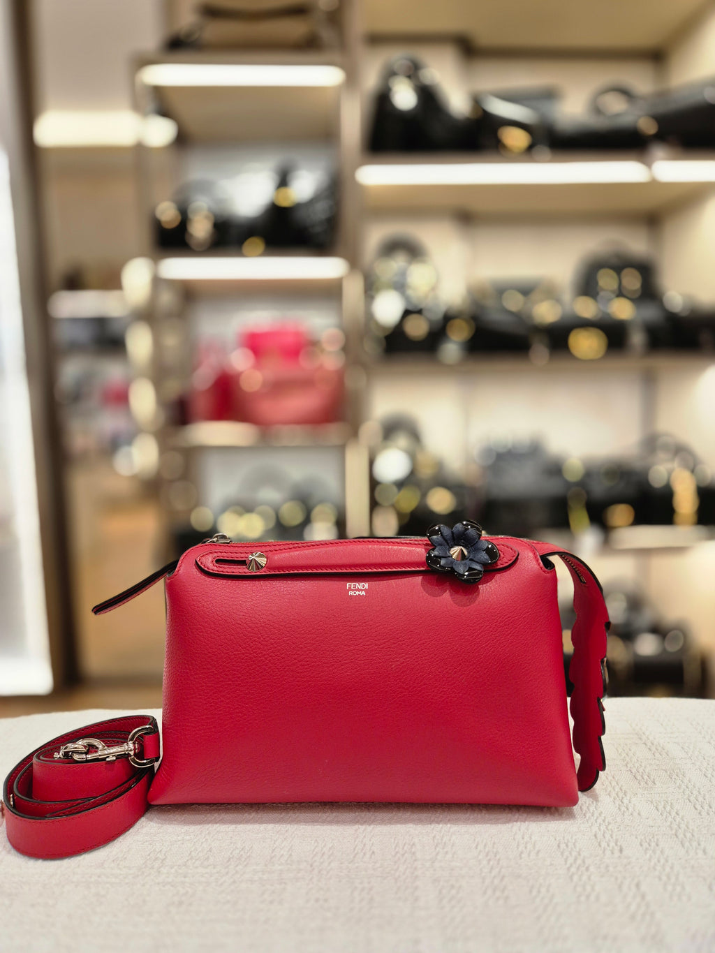 Fendi By The Way Medium Studed Flower