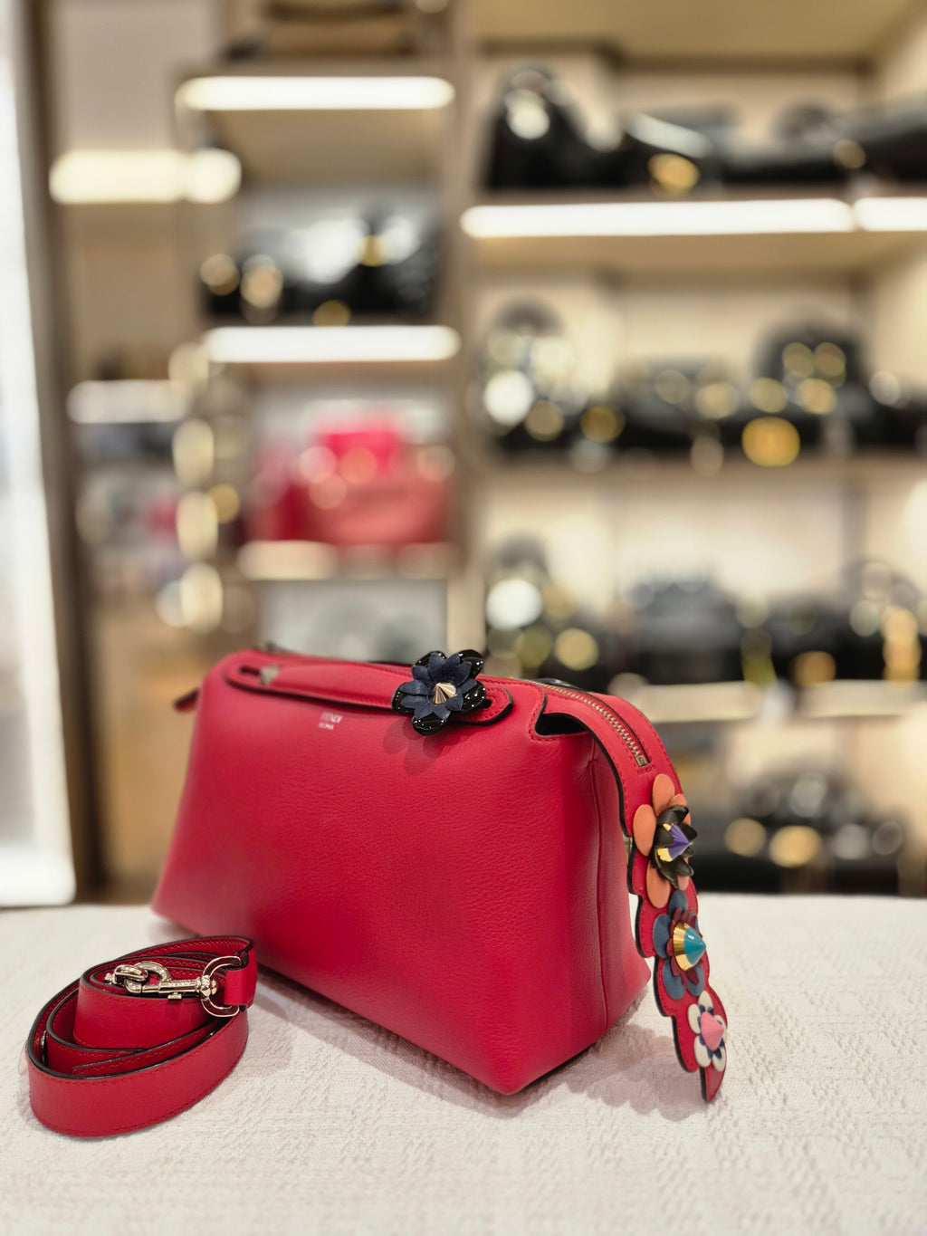 Fendi By The Way Medium Studed Flower