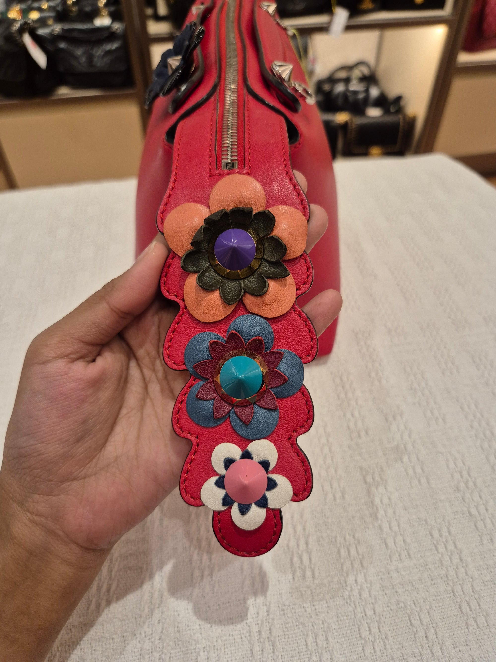 Fendi By The Way Medium Studed Flower
