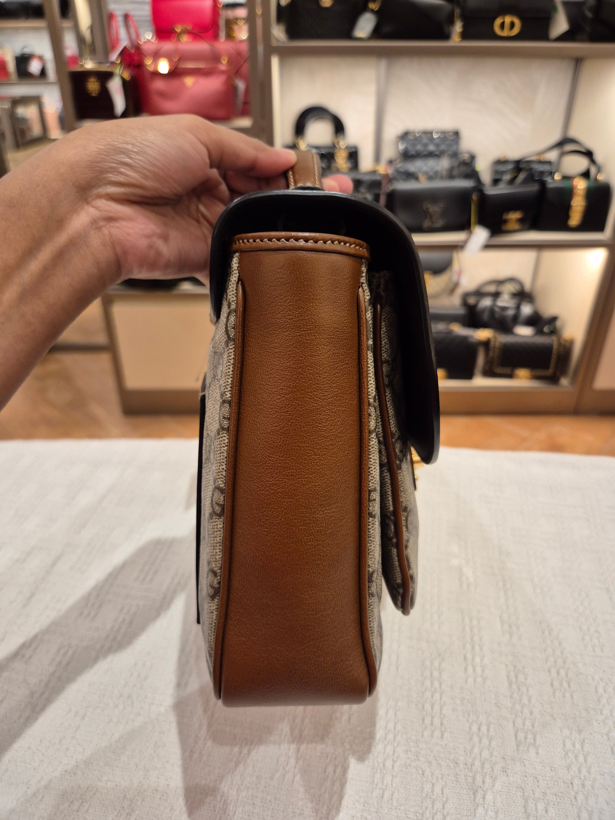 Gucci Padlock Supreme Top handle Monogram
