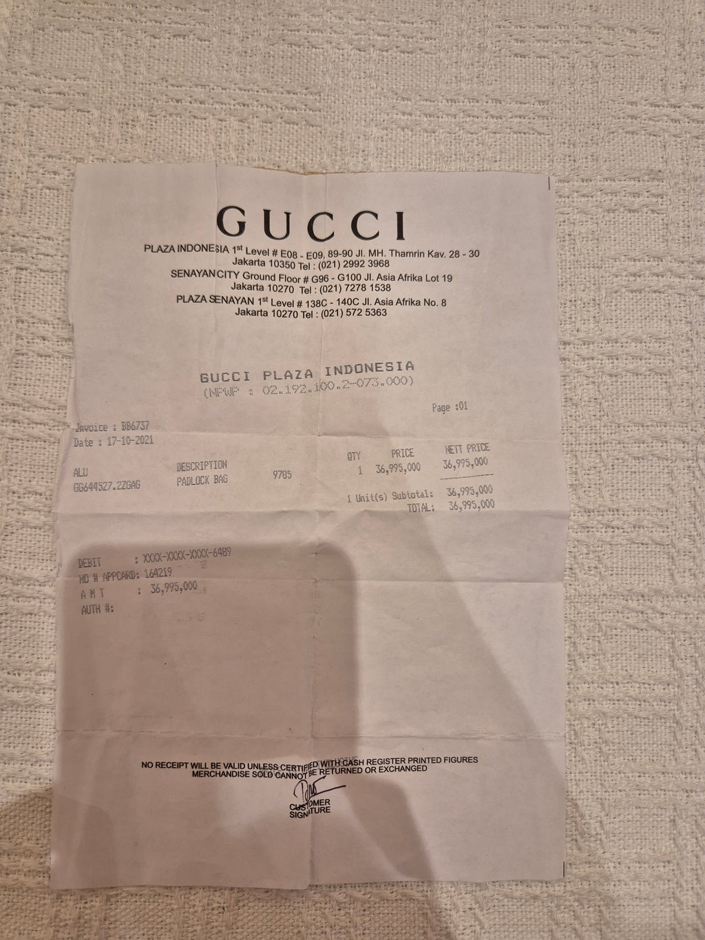 Gucci Padlock Supreme Top handle Monogram