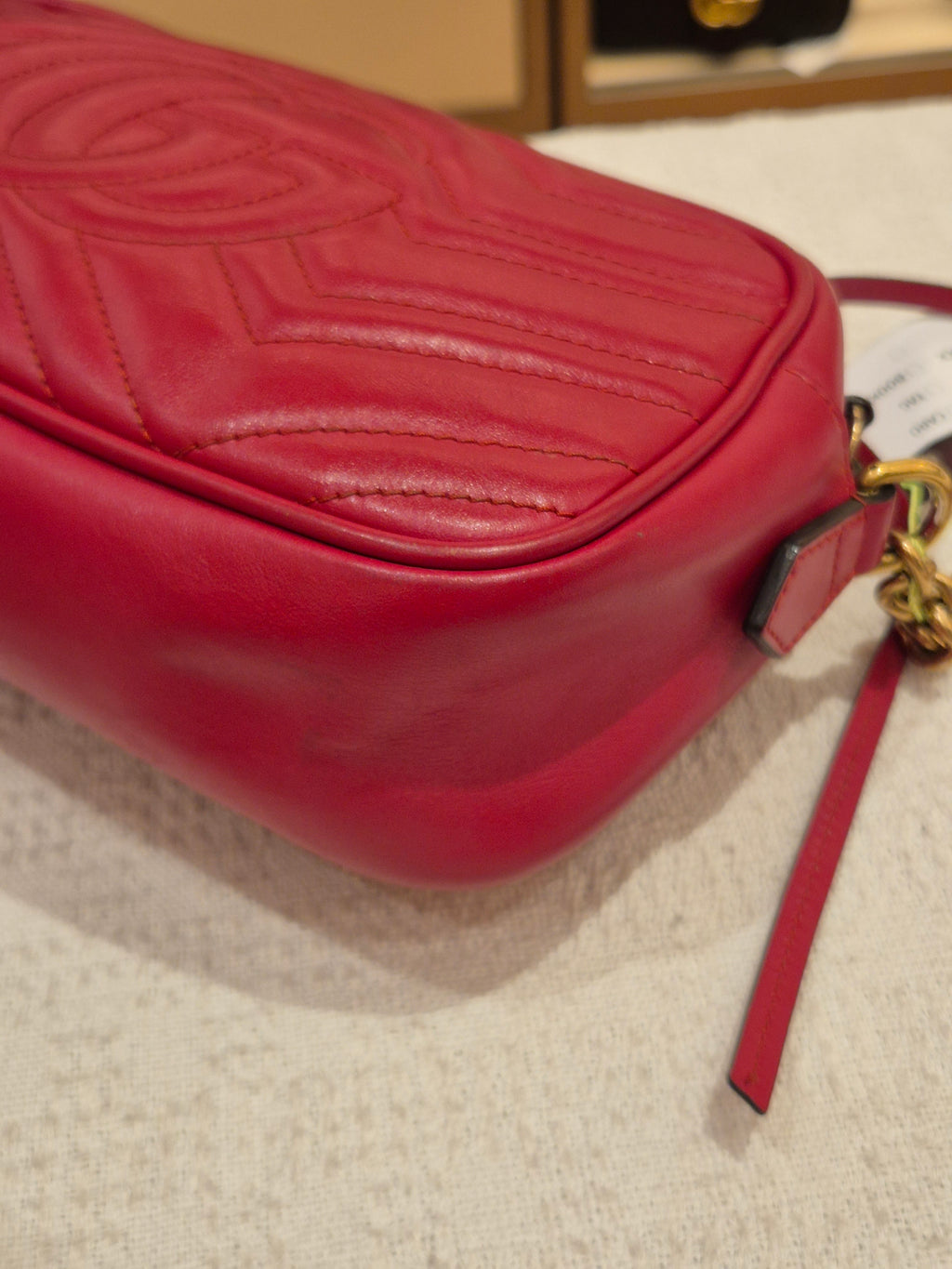 Gucci Marmont Camera Bag Red
