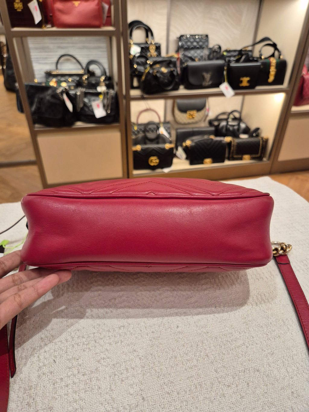 Gucci Marmont Camera Bag Red