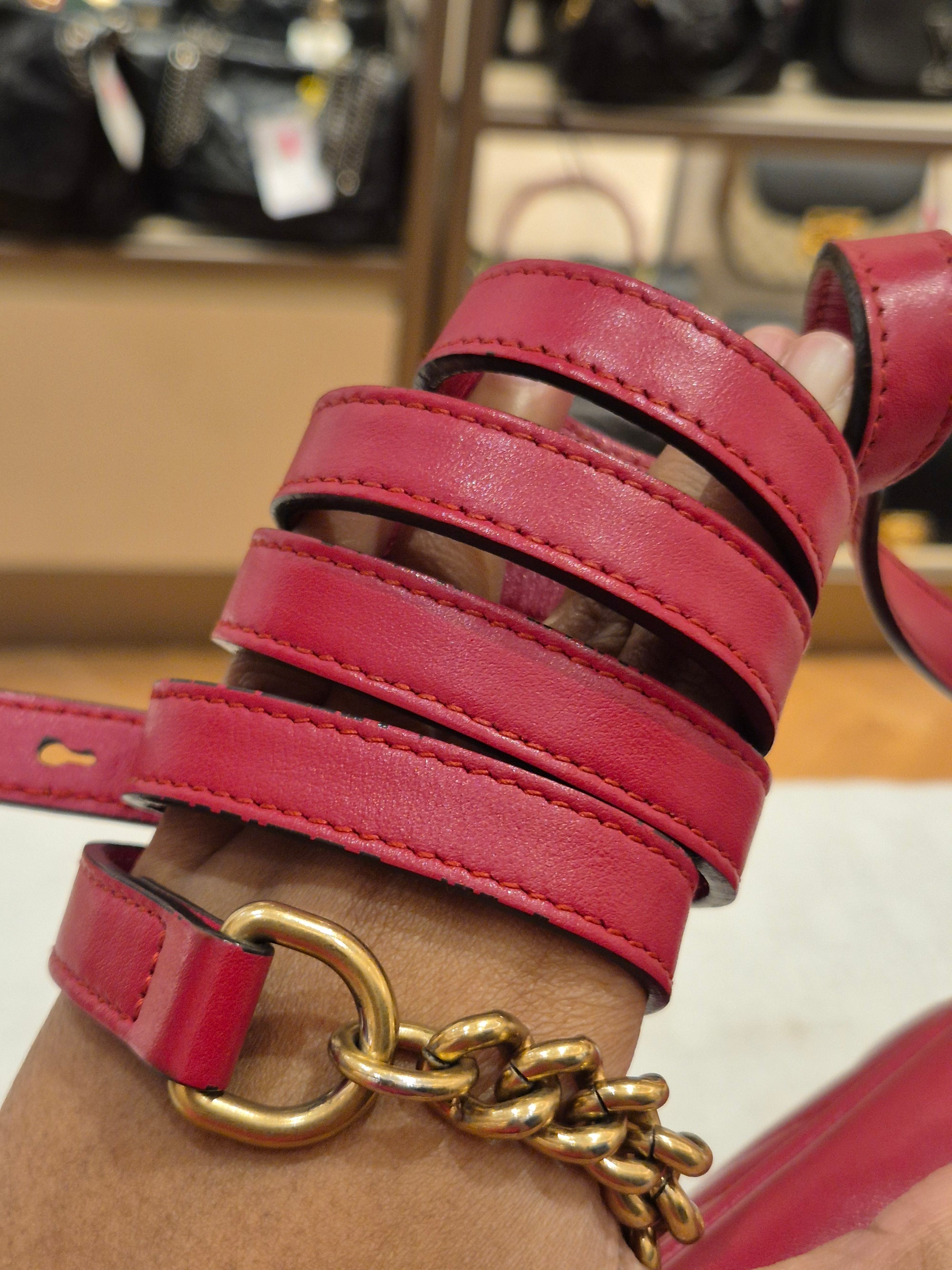 Gucci Marmont Camera Bag Red