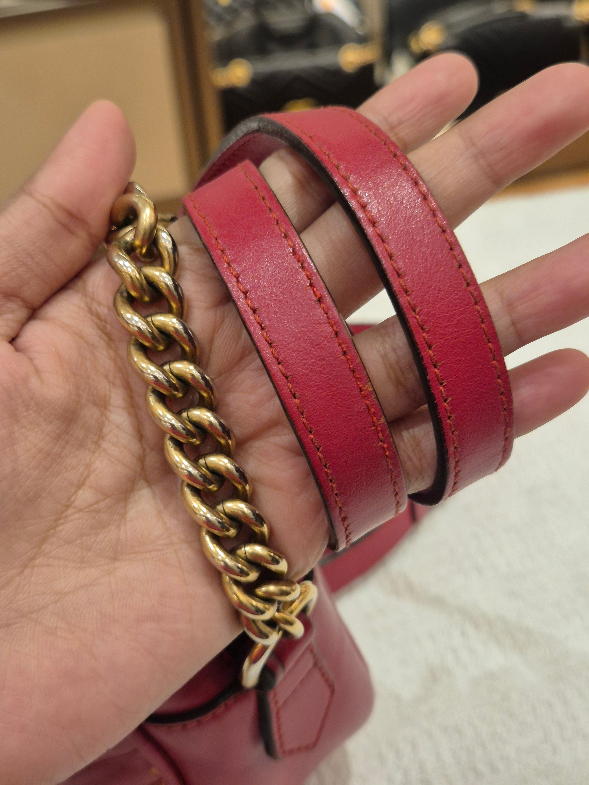 Gucci Marmont Camera Bag Red