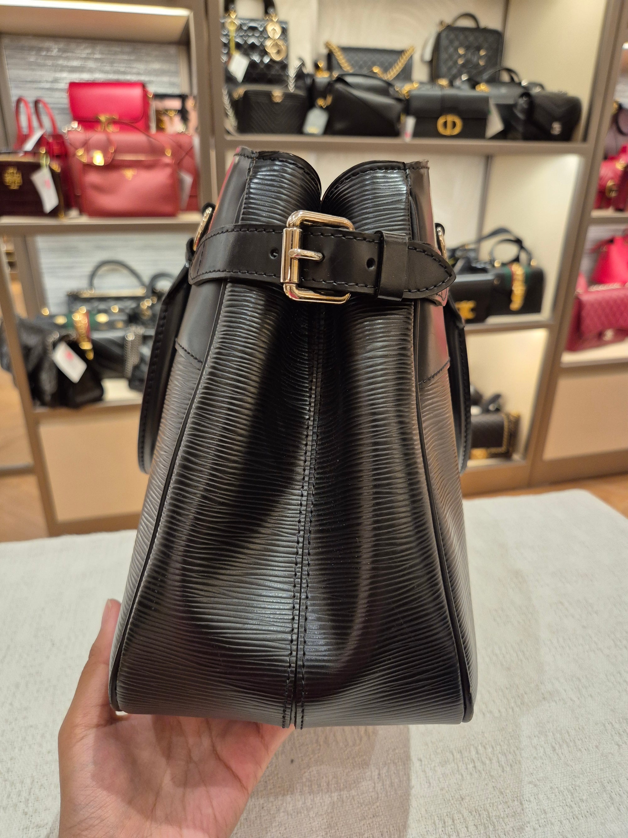 Louis Vuitton Passy PM Epi Black