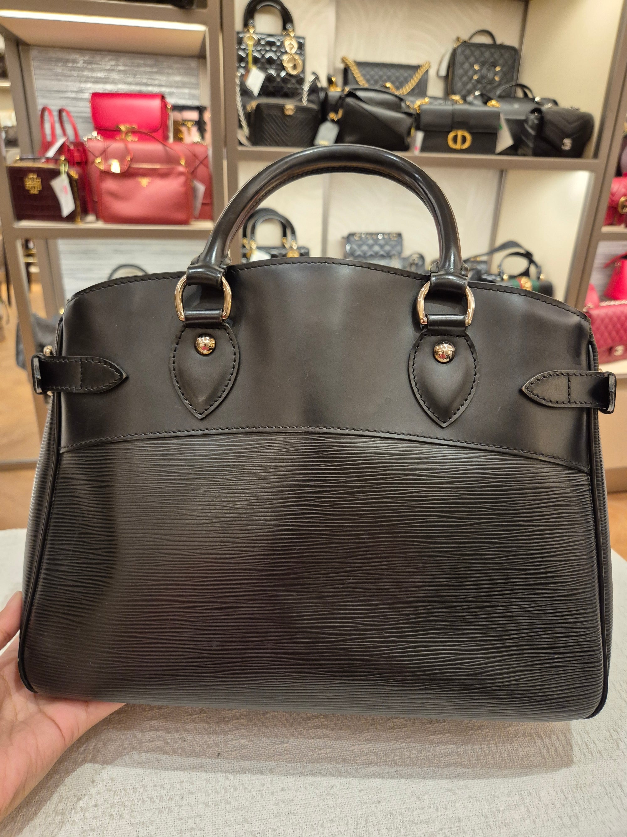 Louis Vuitton Passy PM Epi Black