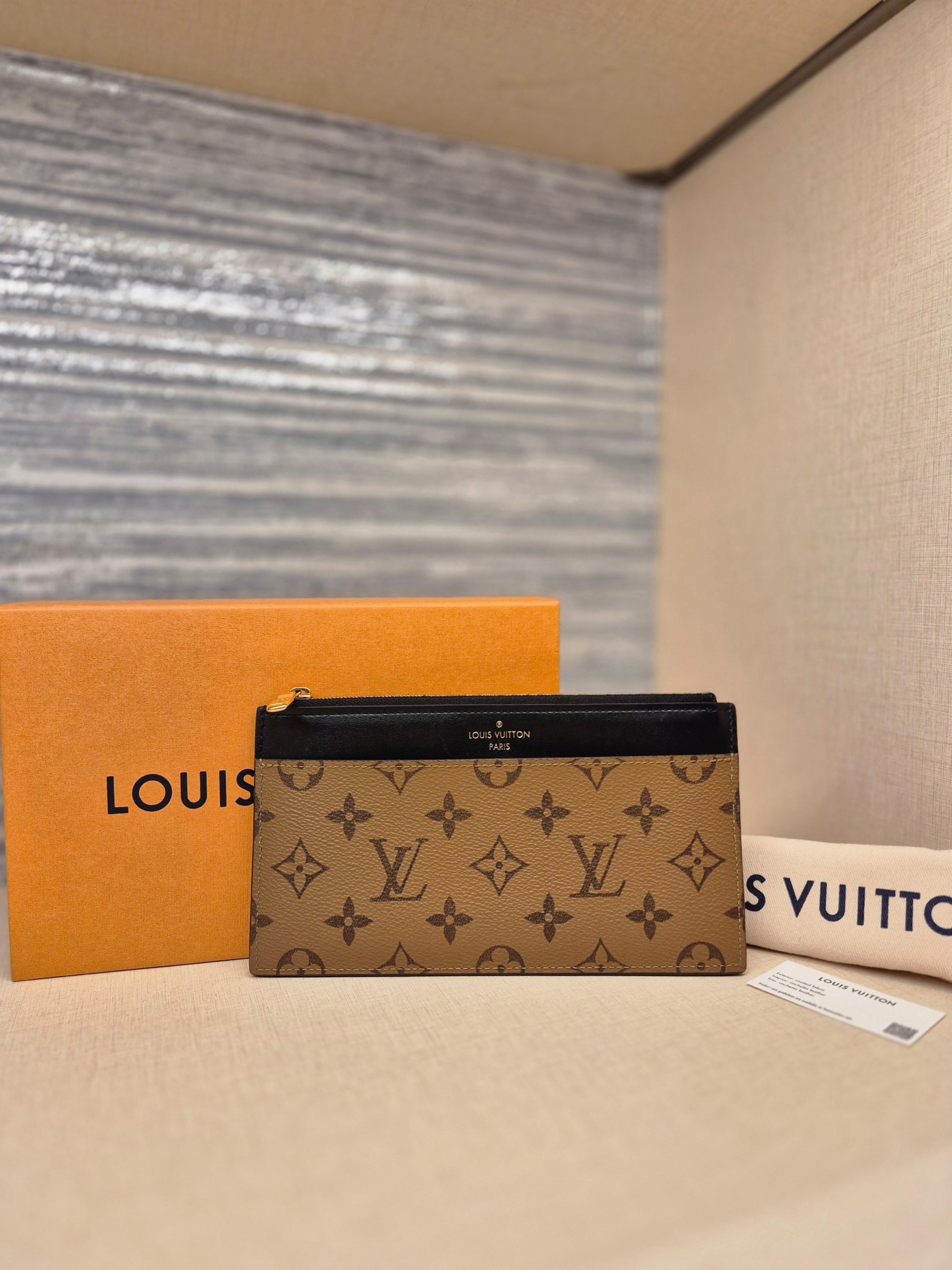 Louis Vuitton Slim Purse Wallet Reverse
