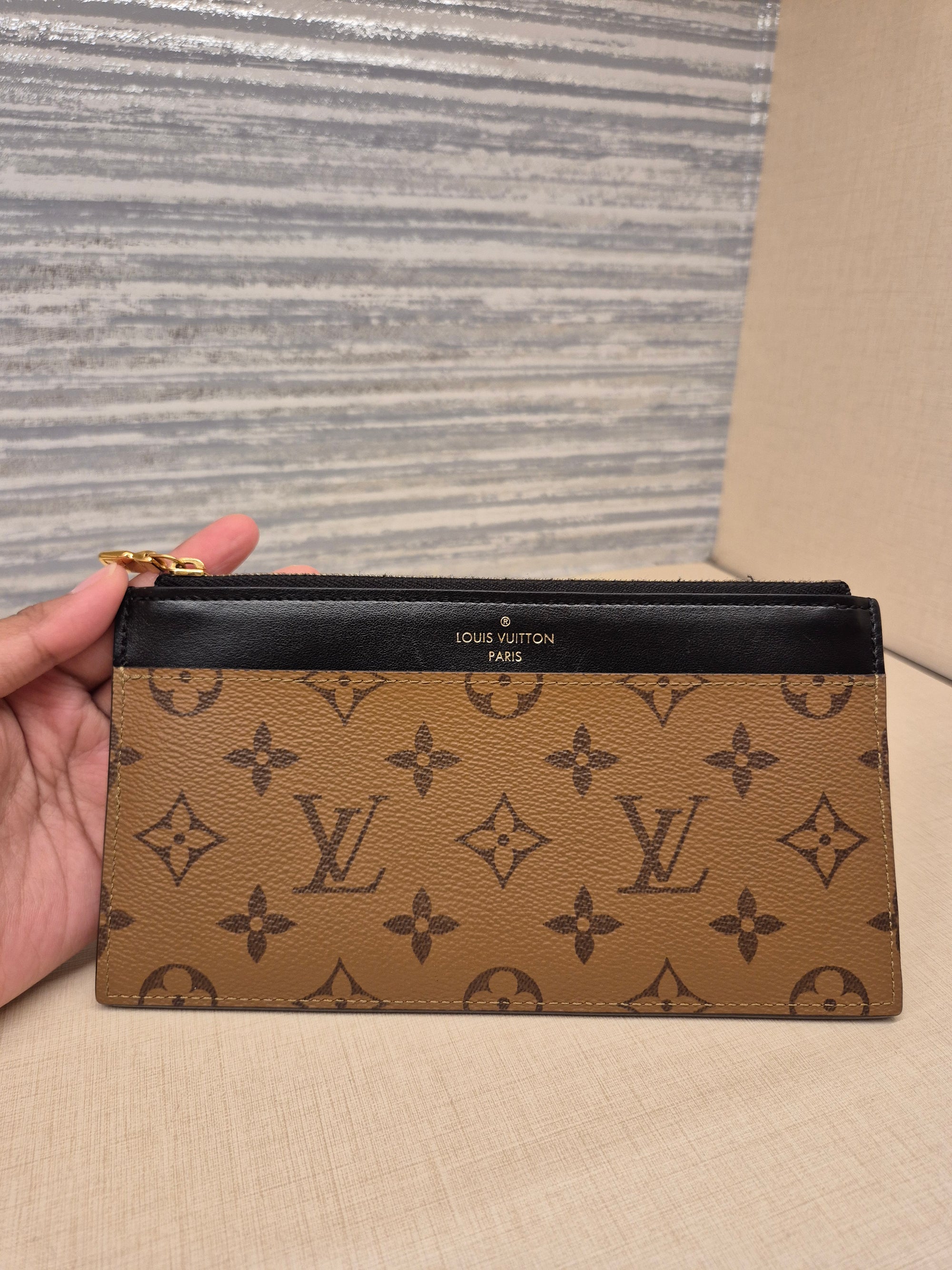 Louis Vuitton Slim Purse Wallet Reverse