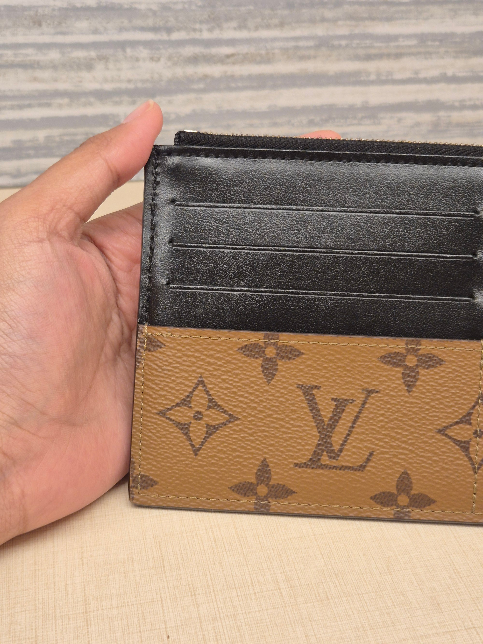 Louis Vuitton Slim Purse Wallet Reverse