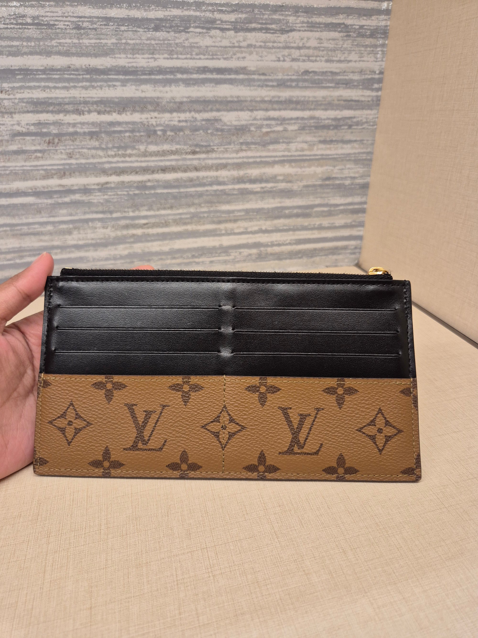 Louis Vuitton Slim Purse Wallet Reverse