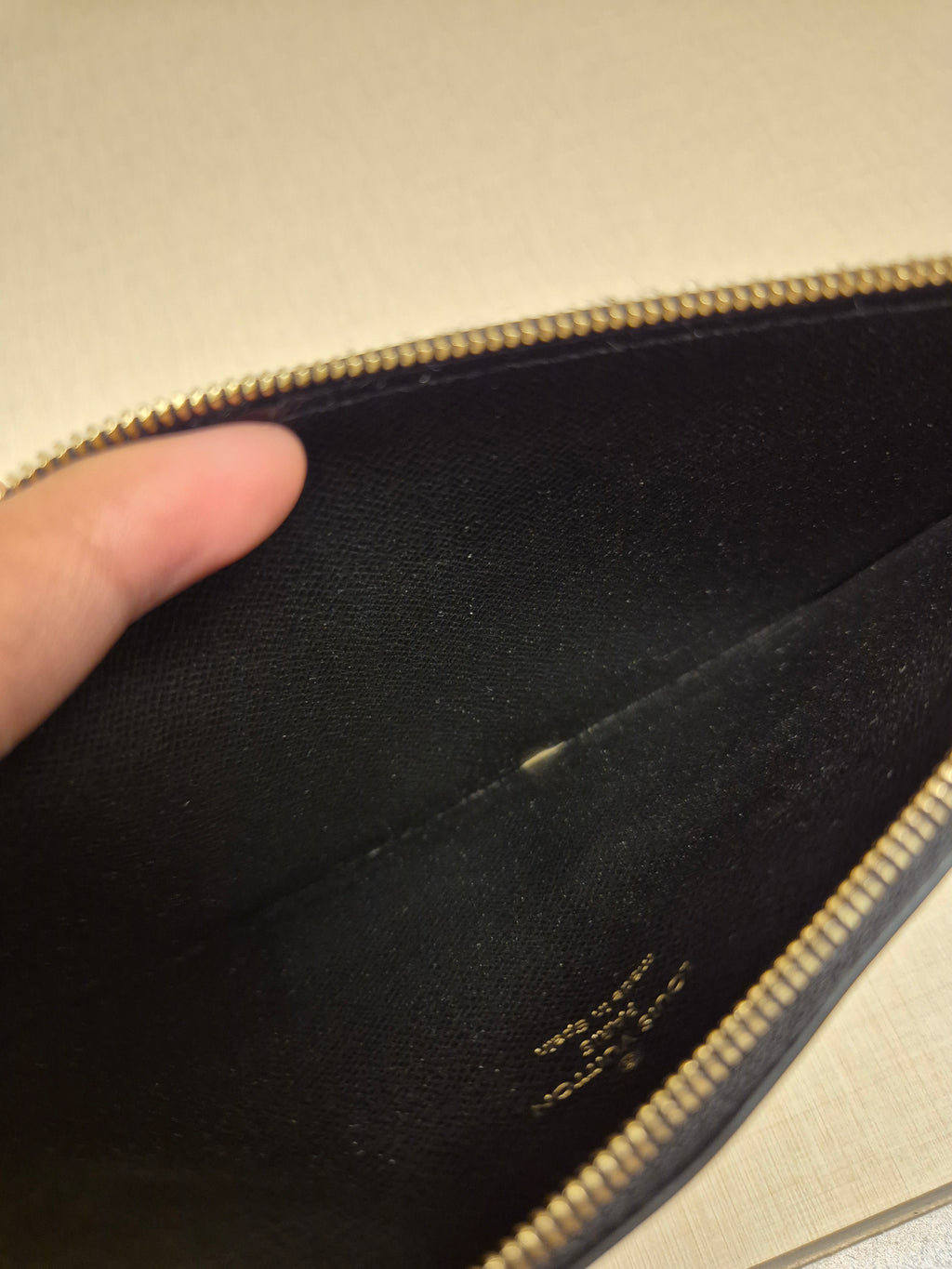 Louis Vuitton Slim Purse Wallet Reverse