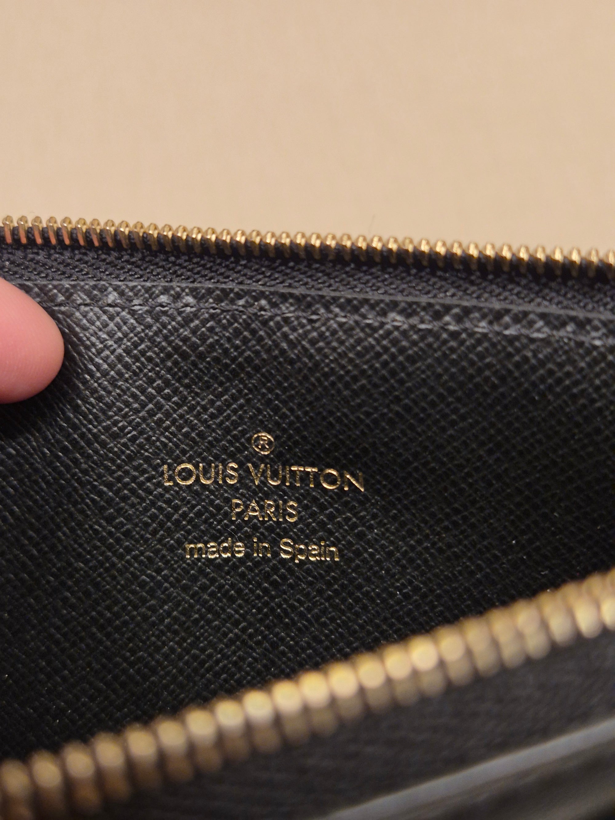 Louis Vuitton Slim Purse Wallet Reverse