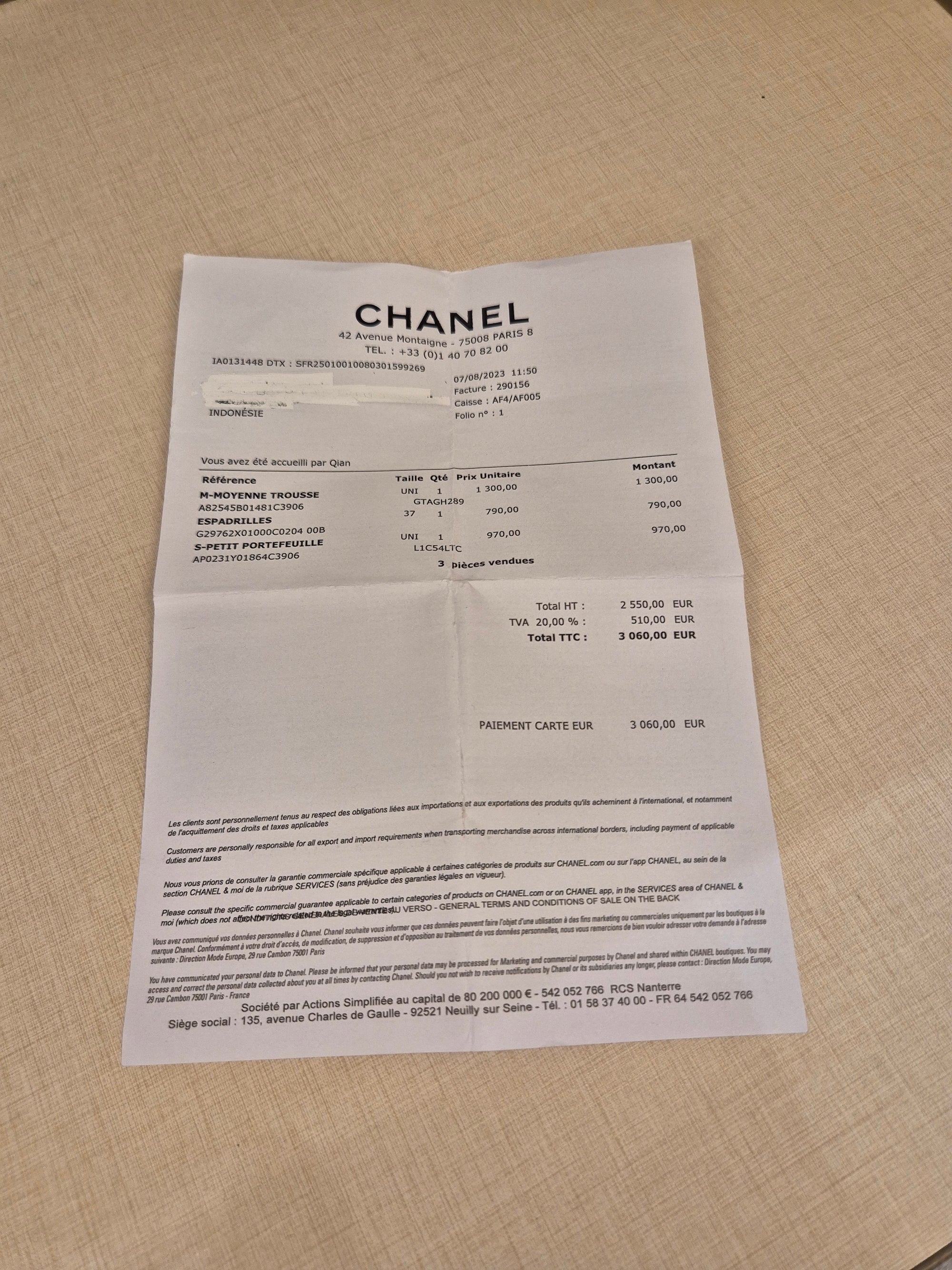Chanel O-Case Pouch Medium Caviar Black