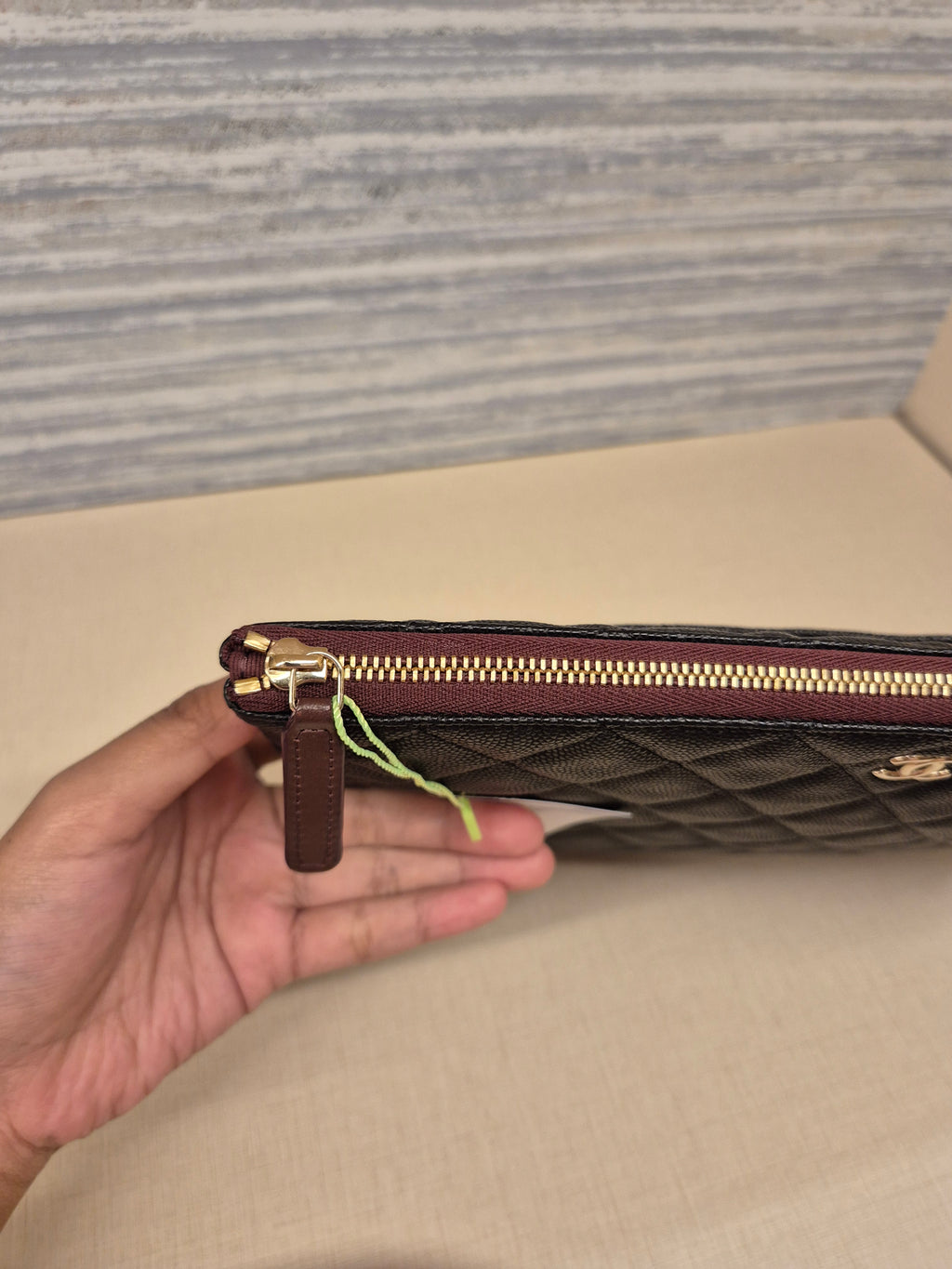Chanel O-Case Pouch Medium Caviar Black