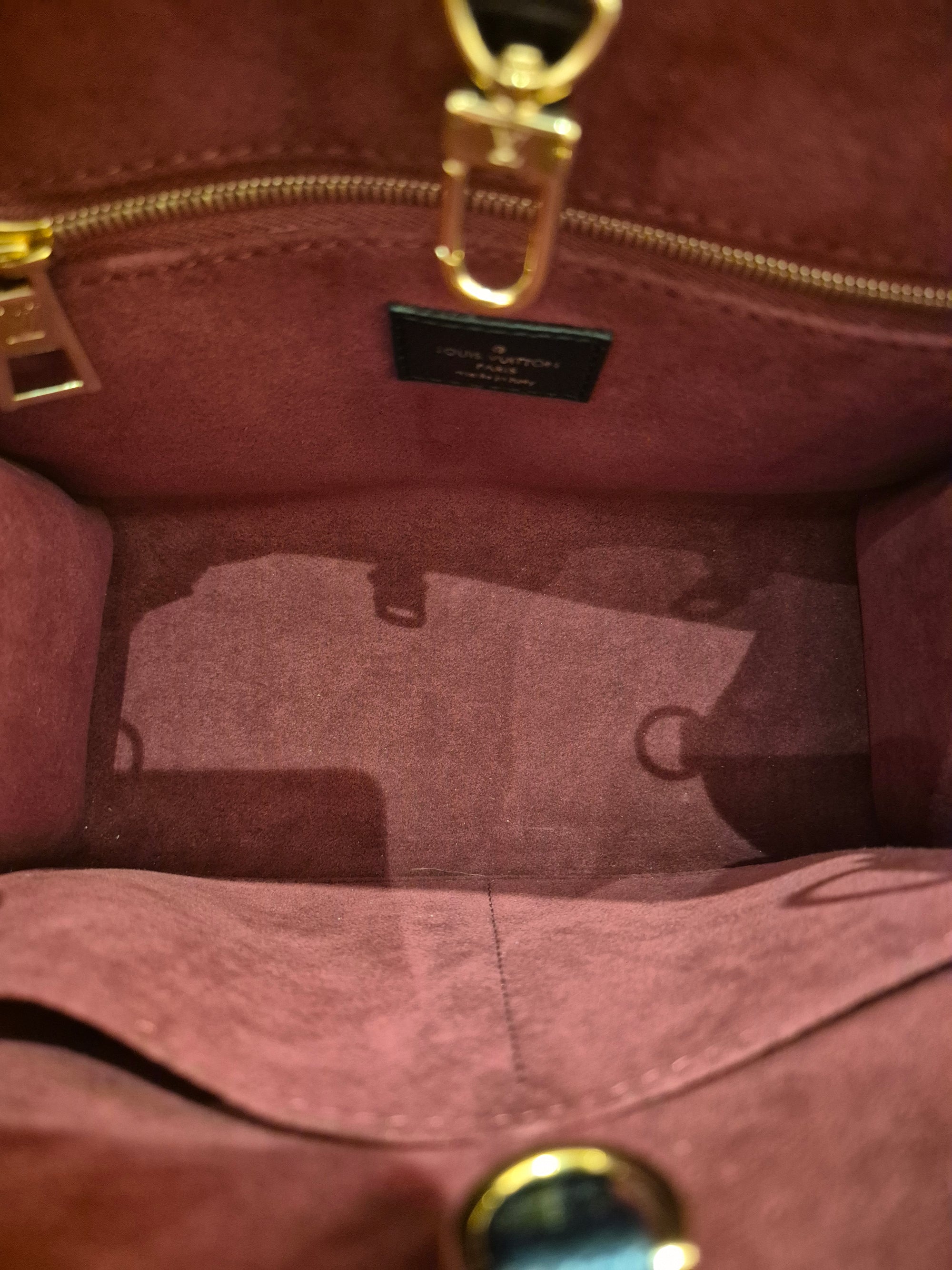 LV On The Go PM Bicolour Black Beige
