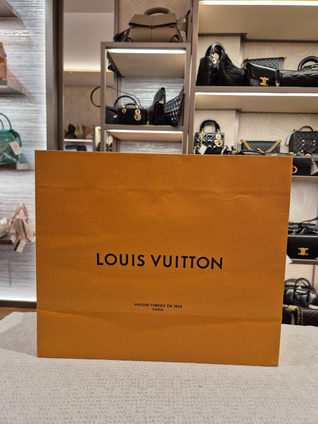 LV On The Go PM Bicolour Black Beige