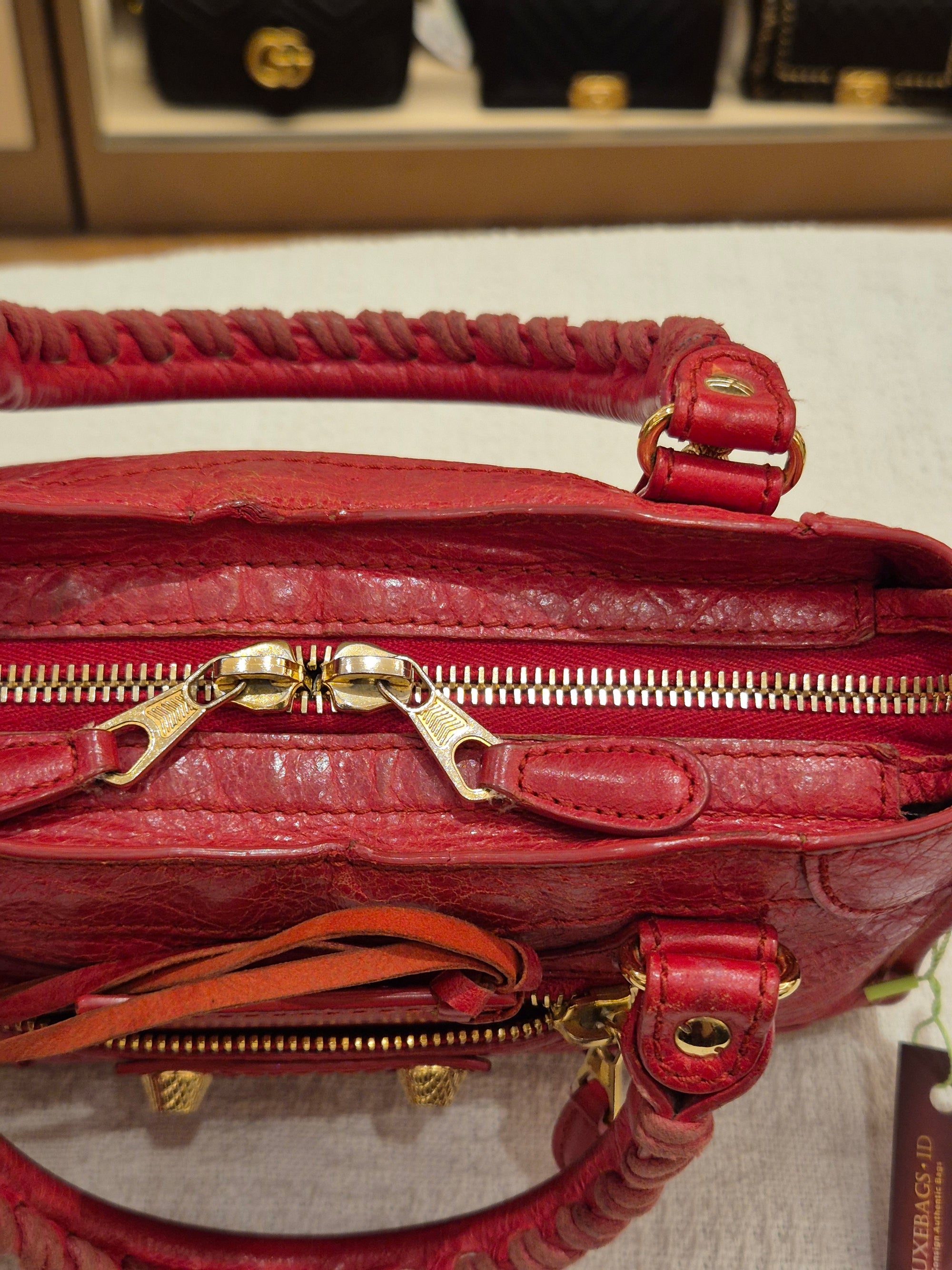Balenciaga Mini City Giant Red