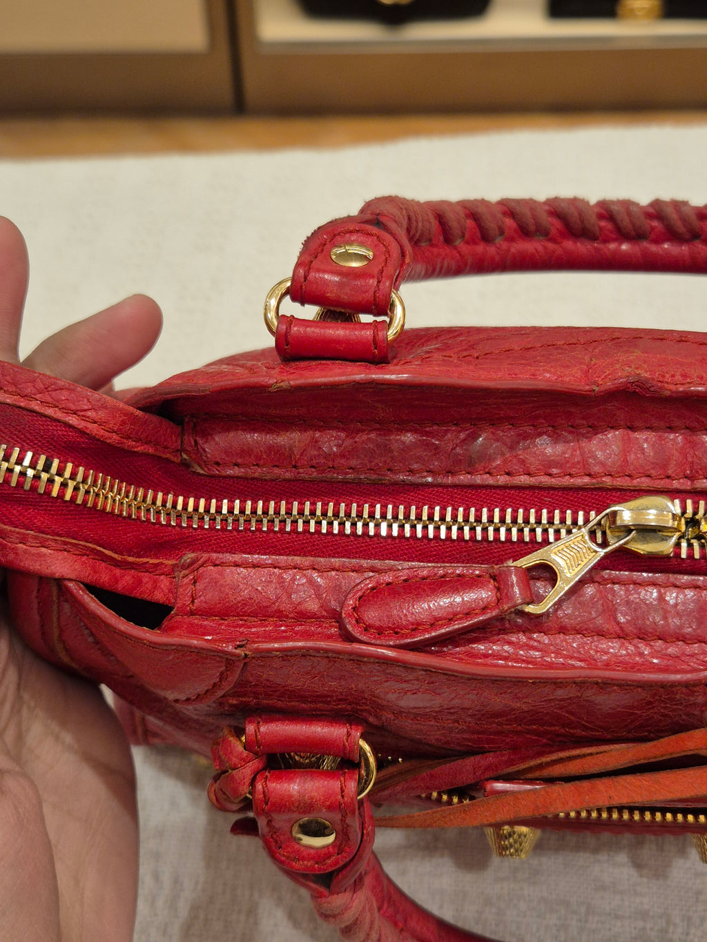 Balenciaga Mini City Giant Red