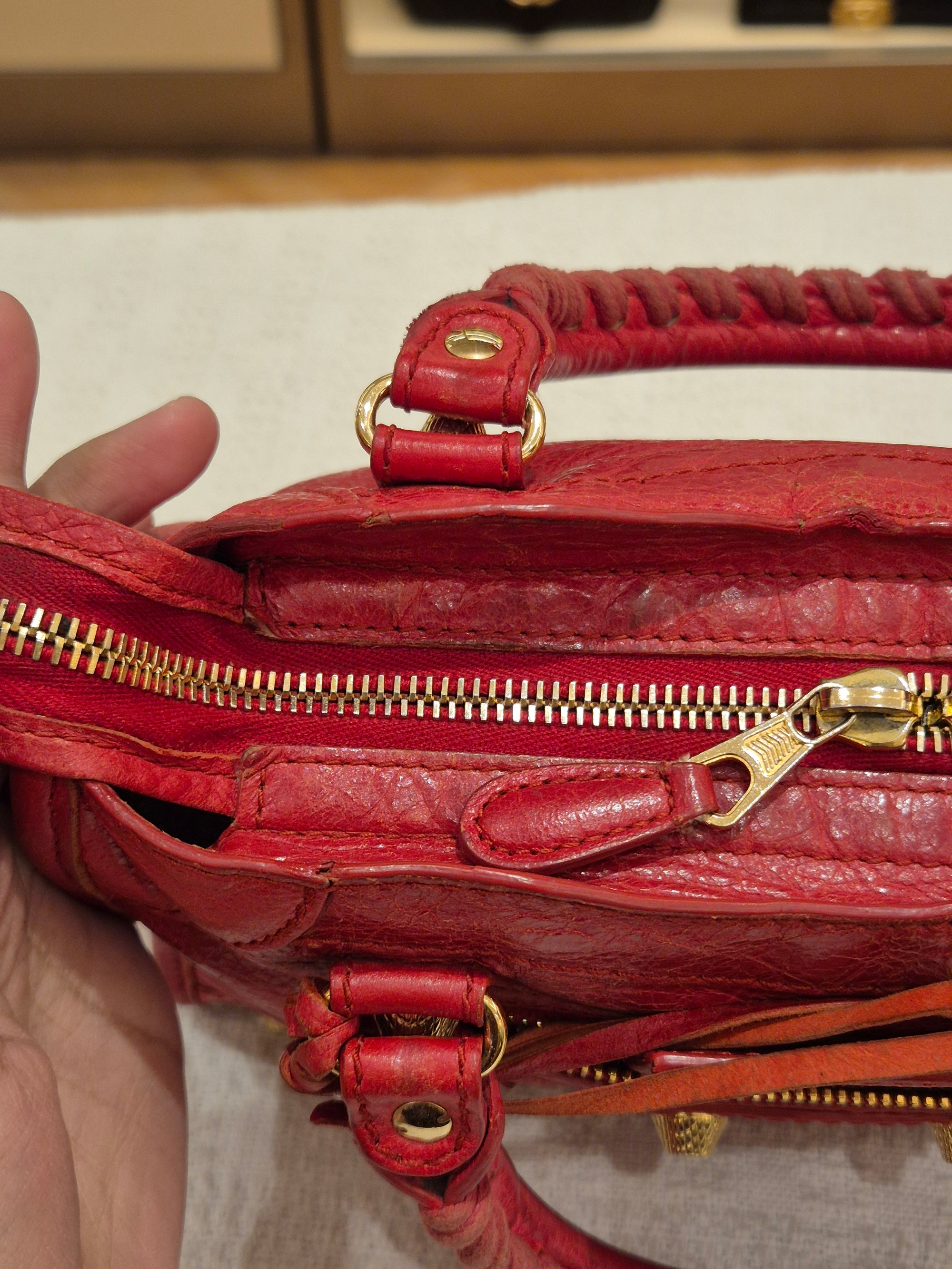 Balenciaga Mini City Giant Red