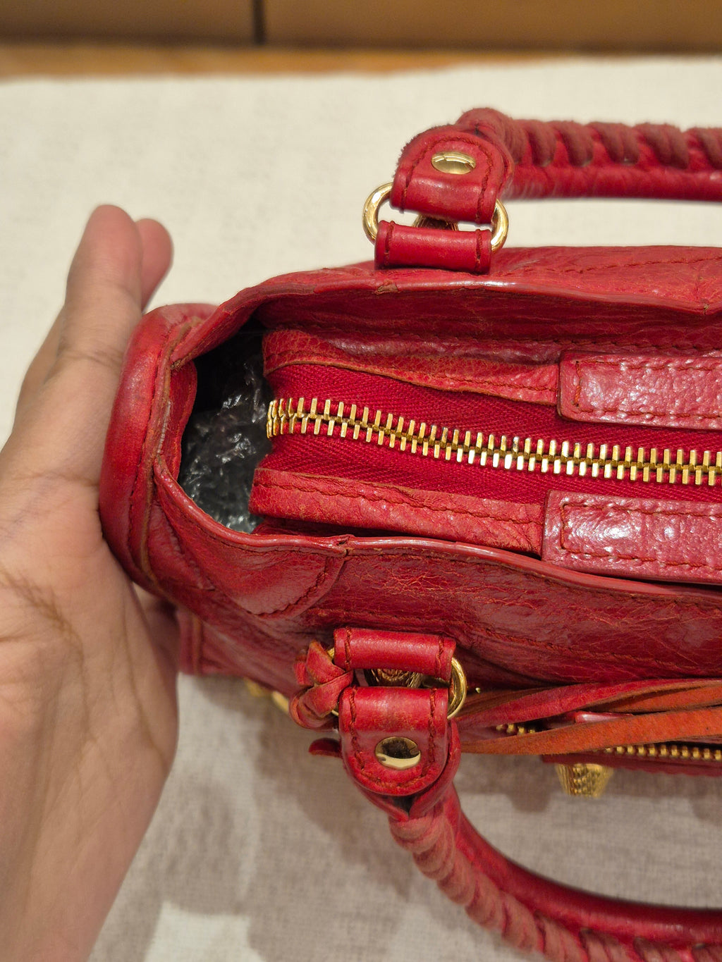 Balenciaga Mini City Giant Red