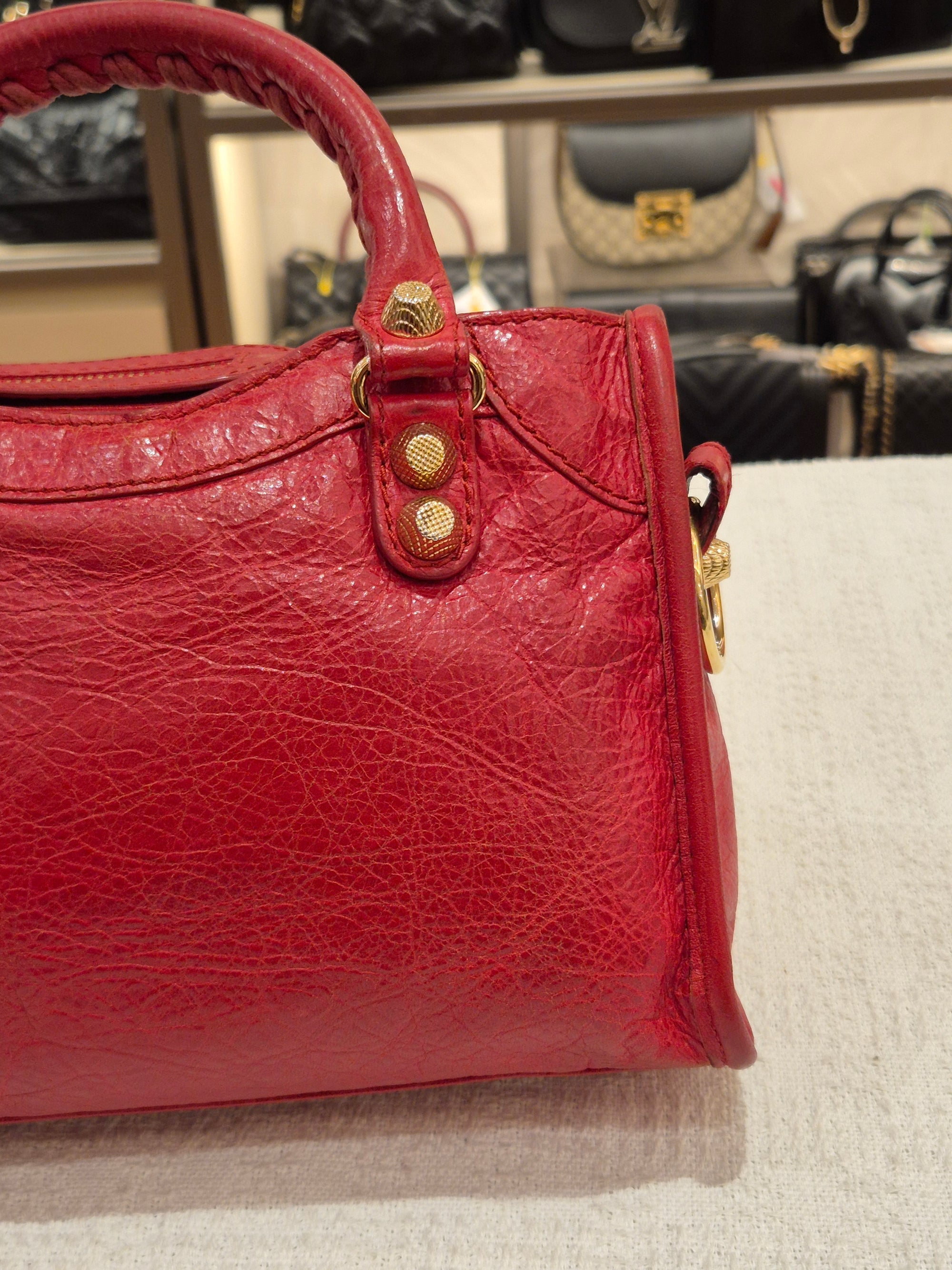 Balenciaga Mini City Giant Red