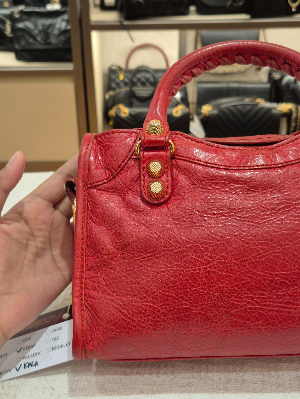 Balenciaga Mini City Giant Red
