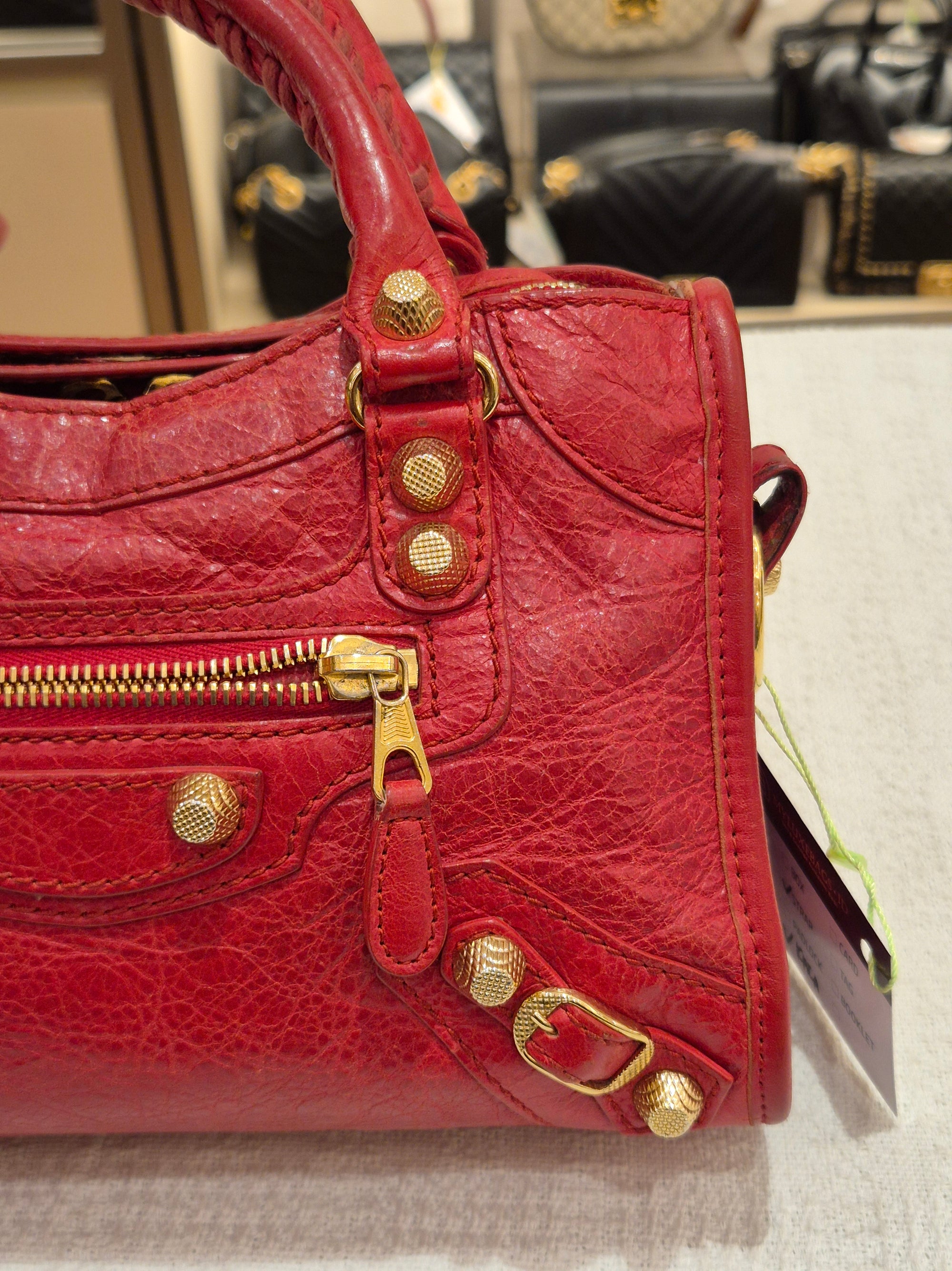 Balenciaga Mini City Giant Red