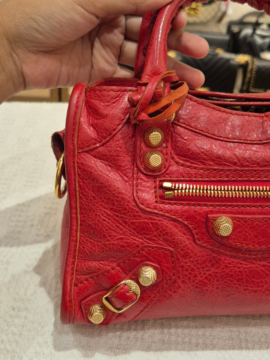 Balenciaga Mini City Giant Red