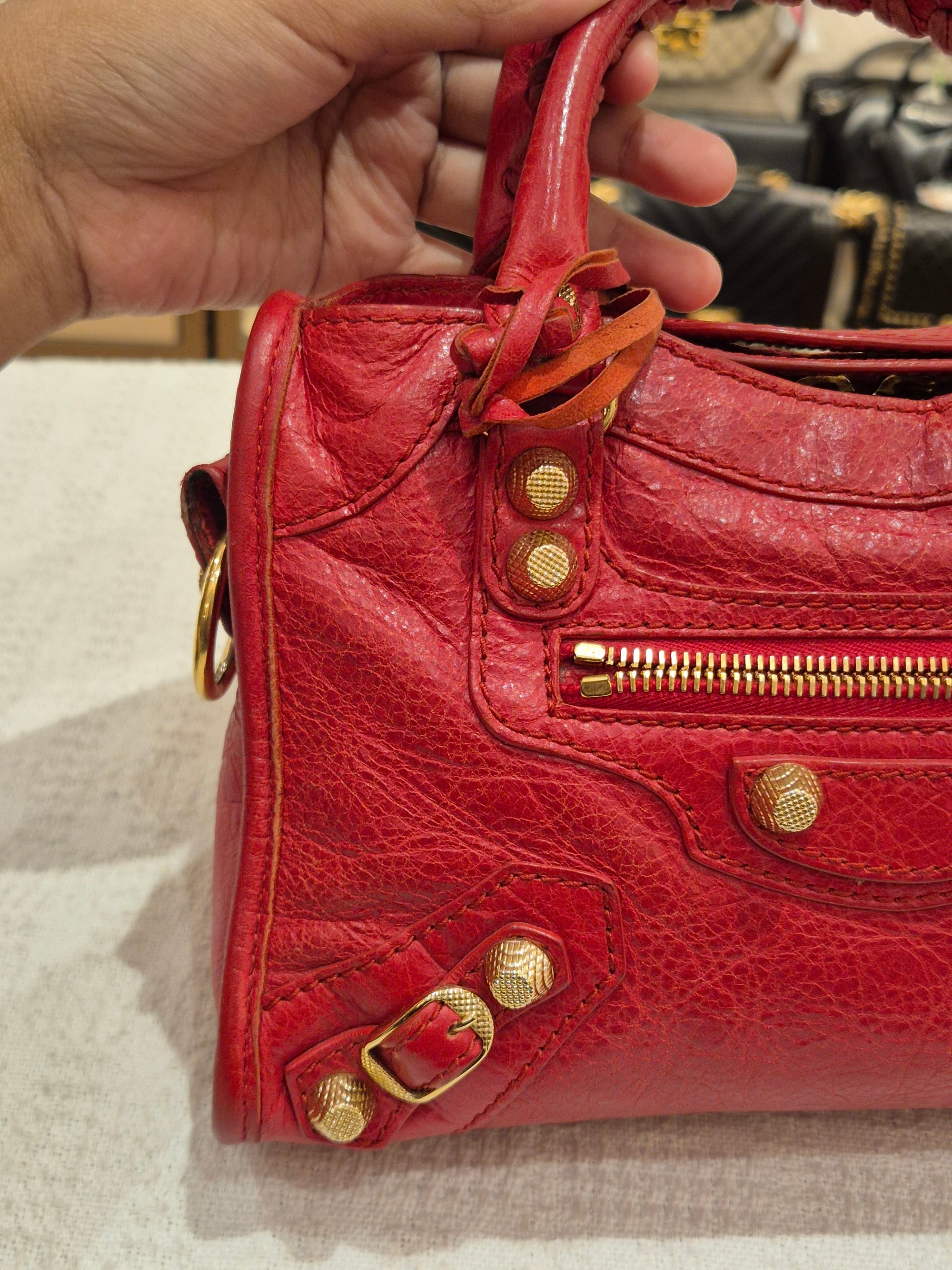 Balenciaga Mini City Giant Red