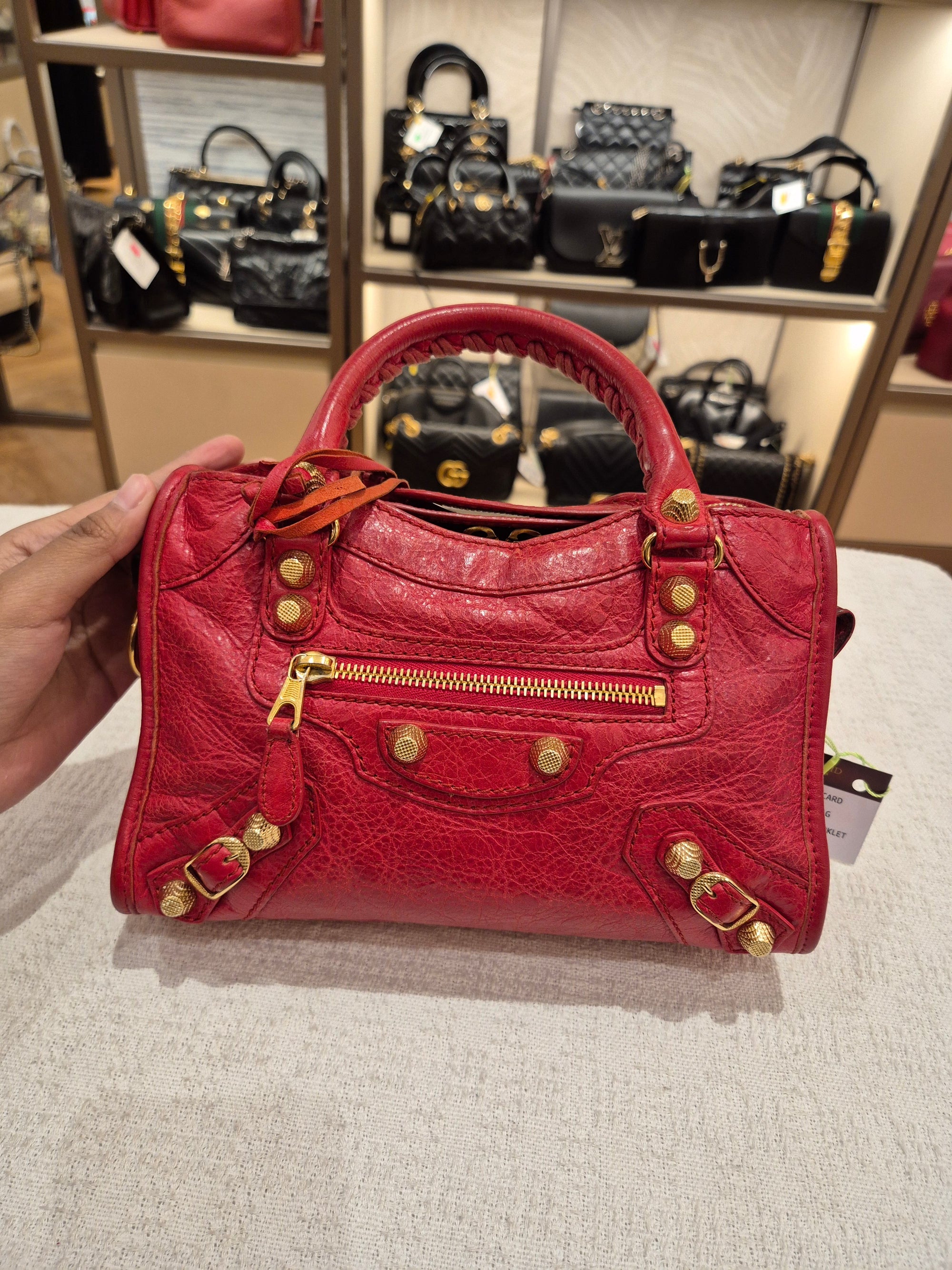 Balenciaga Mini City Giant Red