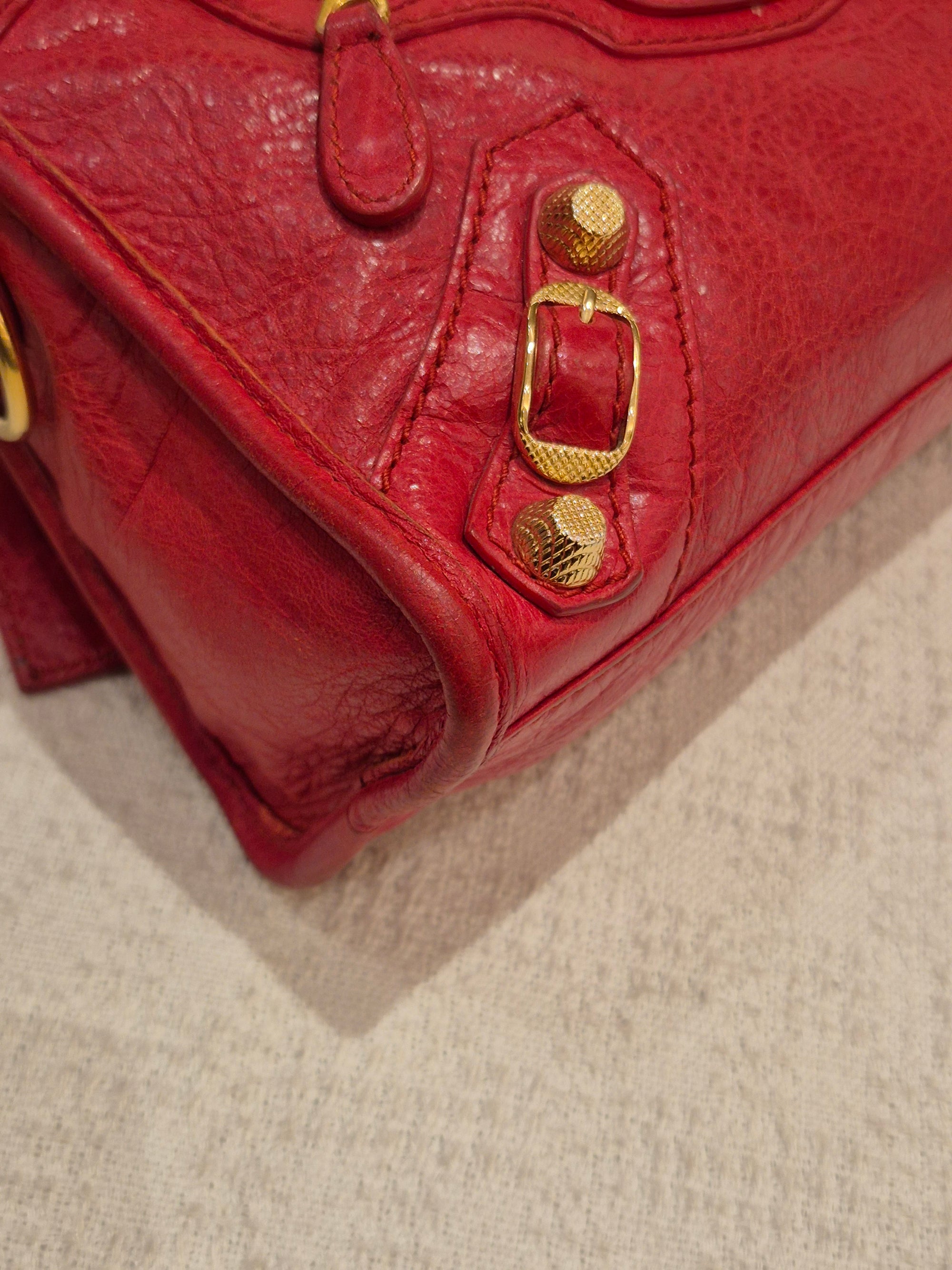 Balenciaga Mini City Giant Red