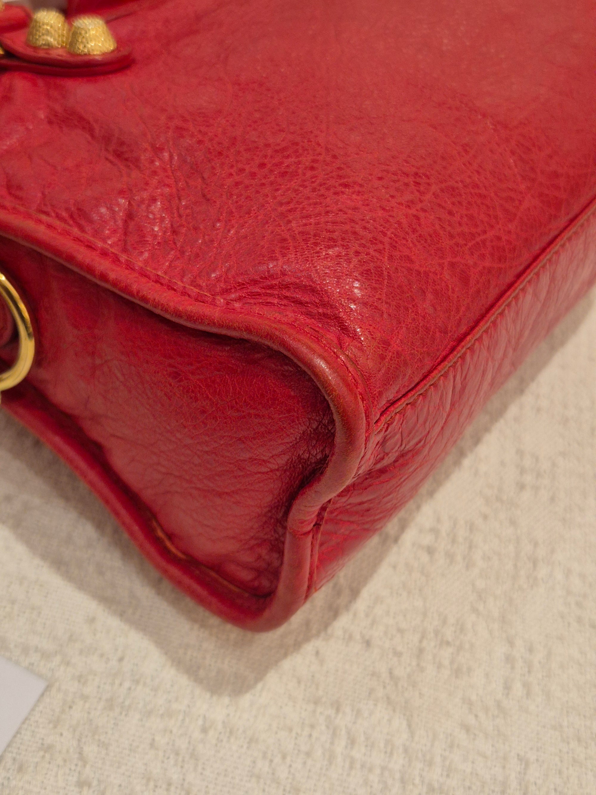 Balenciaga Mini City Giant Red
