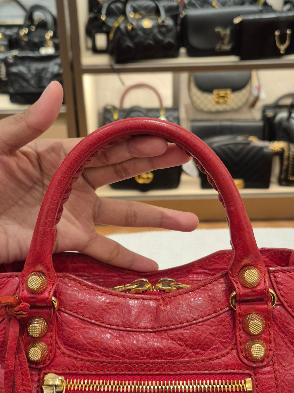 Balenciaga Mini City Giant Red