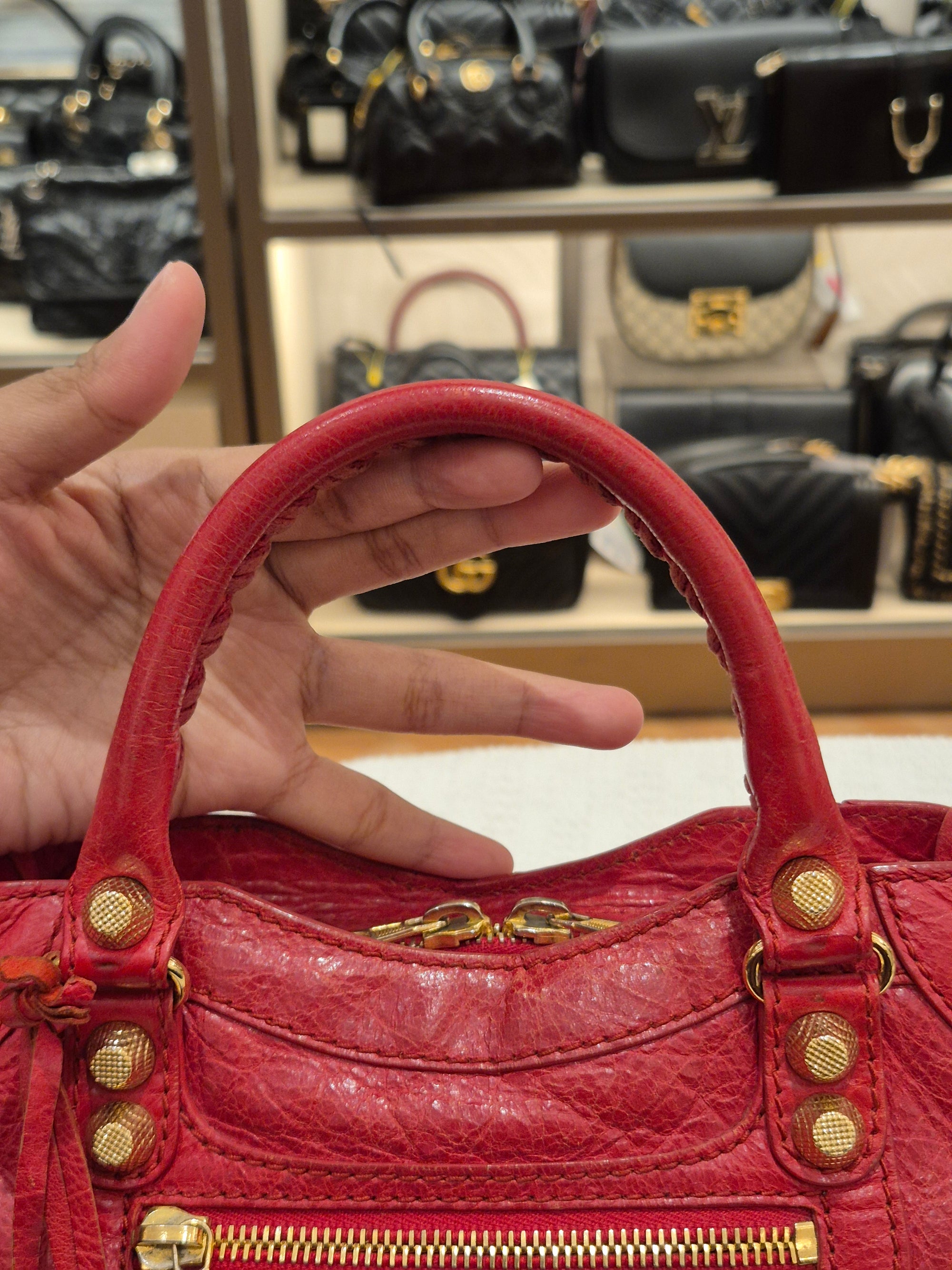 Balenciaga Mini City Giant Red
