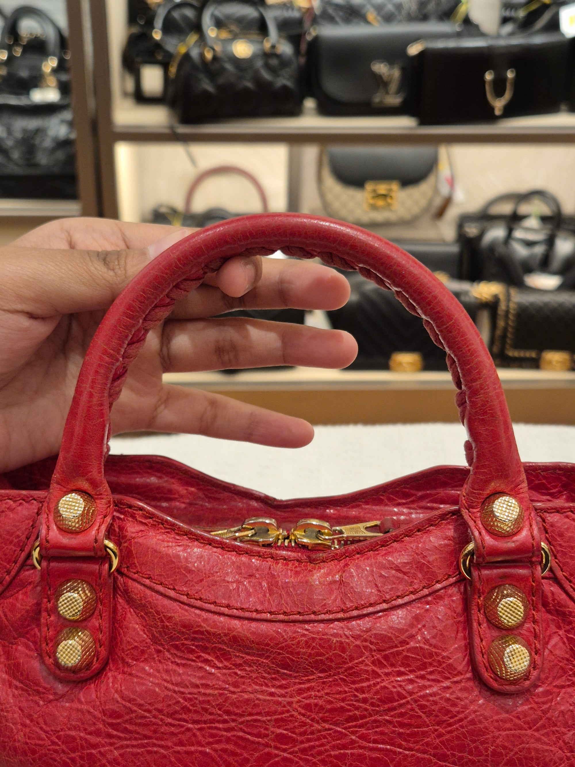 Balenciaga Mini City Giant Red