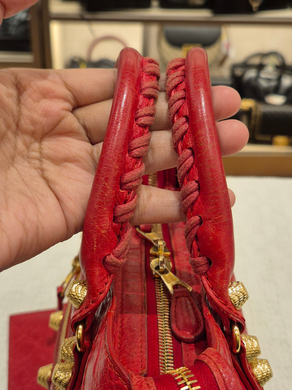 Balenciaga Mini City Giant Red