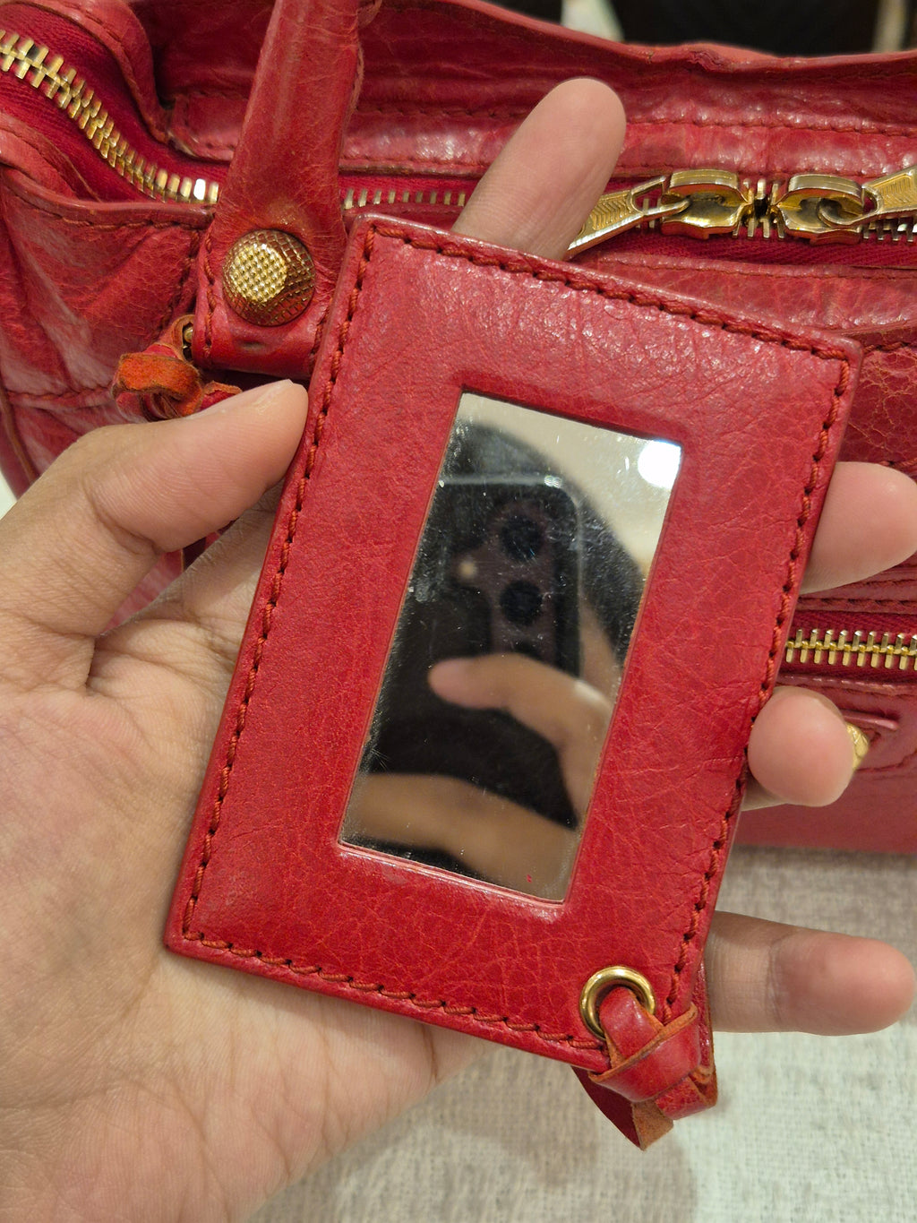 Balenciaga Mini City Giant Red