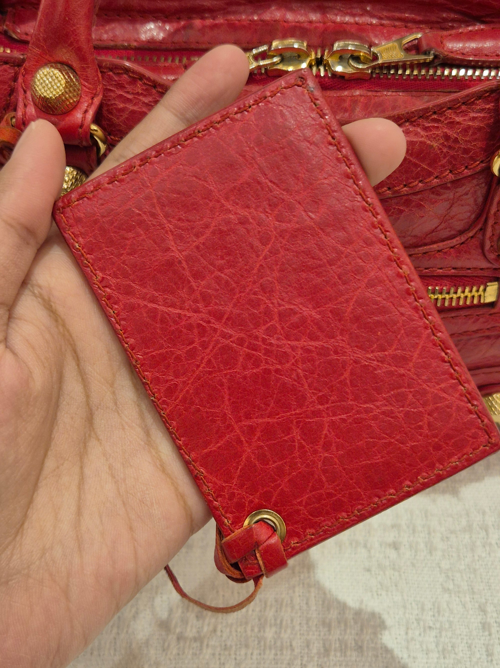 Balenciaga Mini City Giant Red