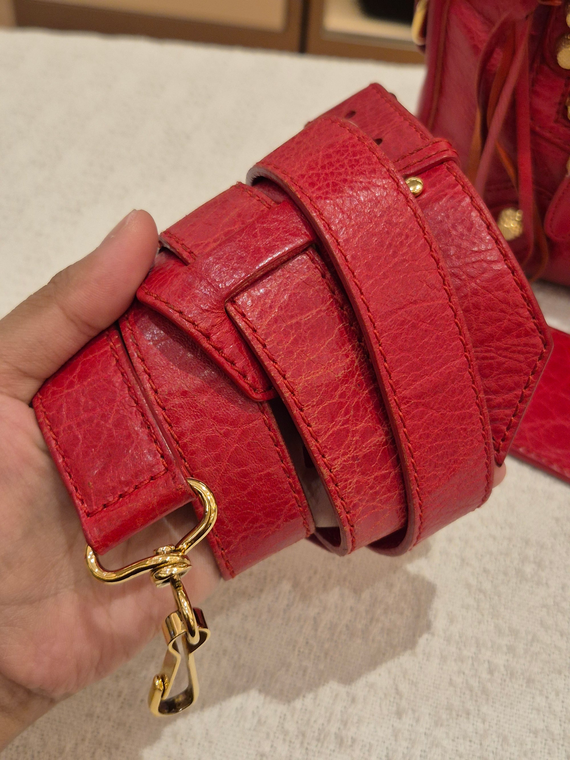 Balenciaga Mini City Giant Red