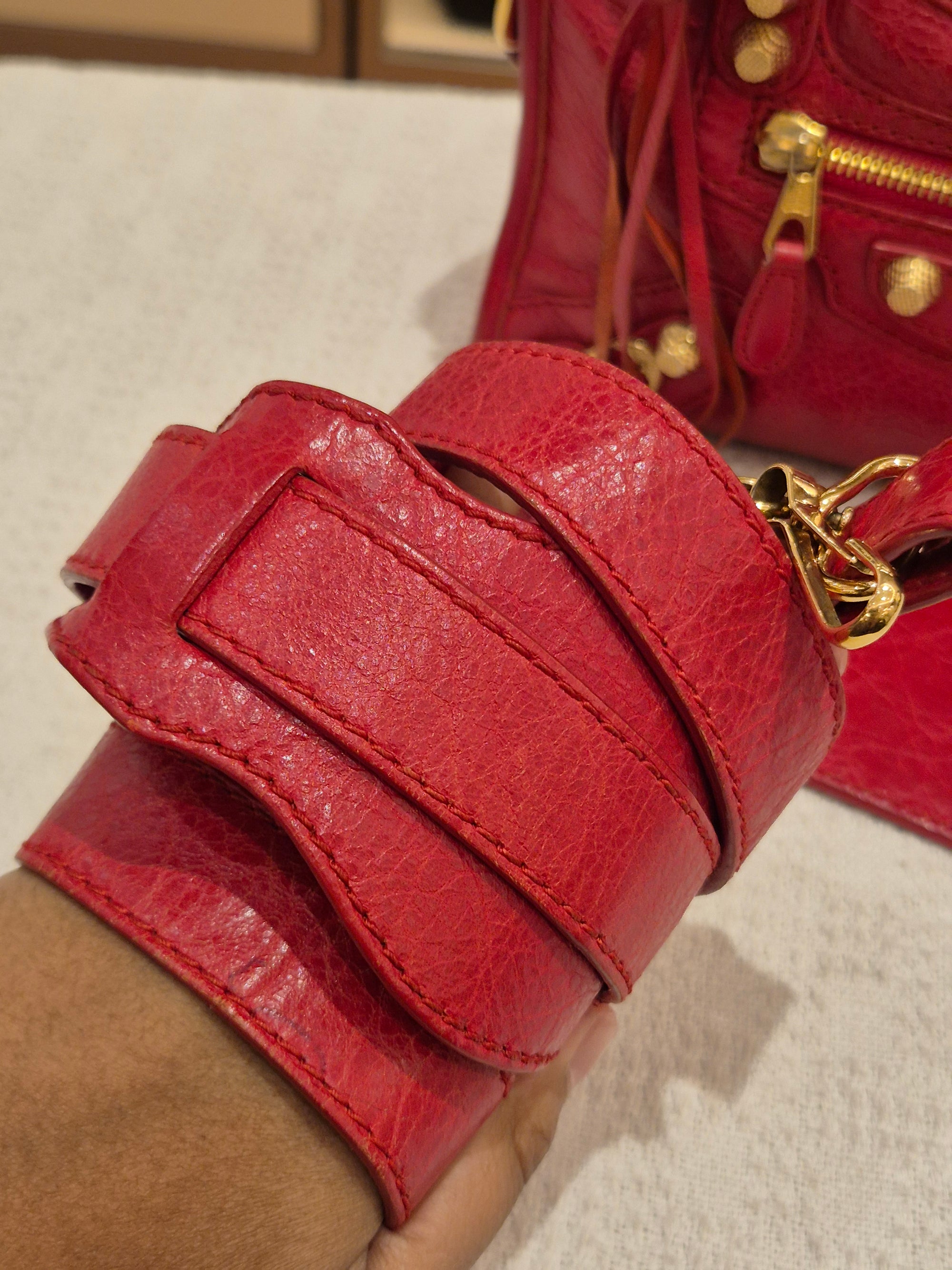 Balenciaga Mini City Giant Red