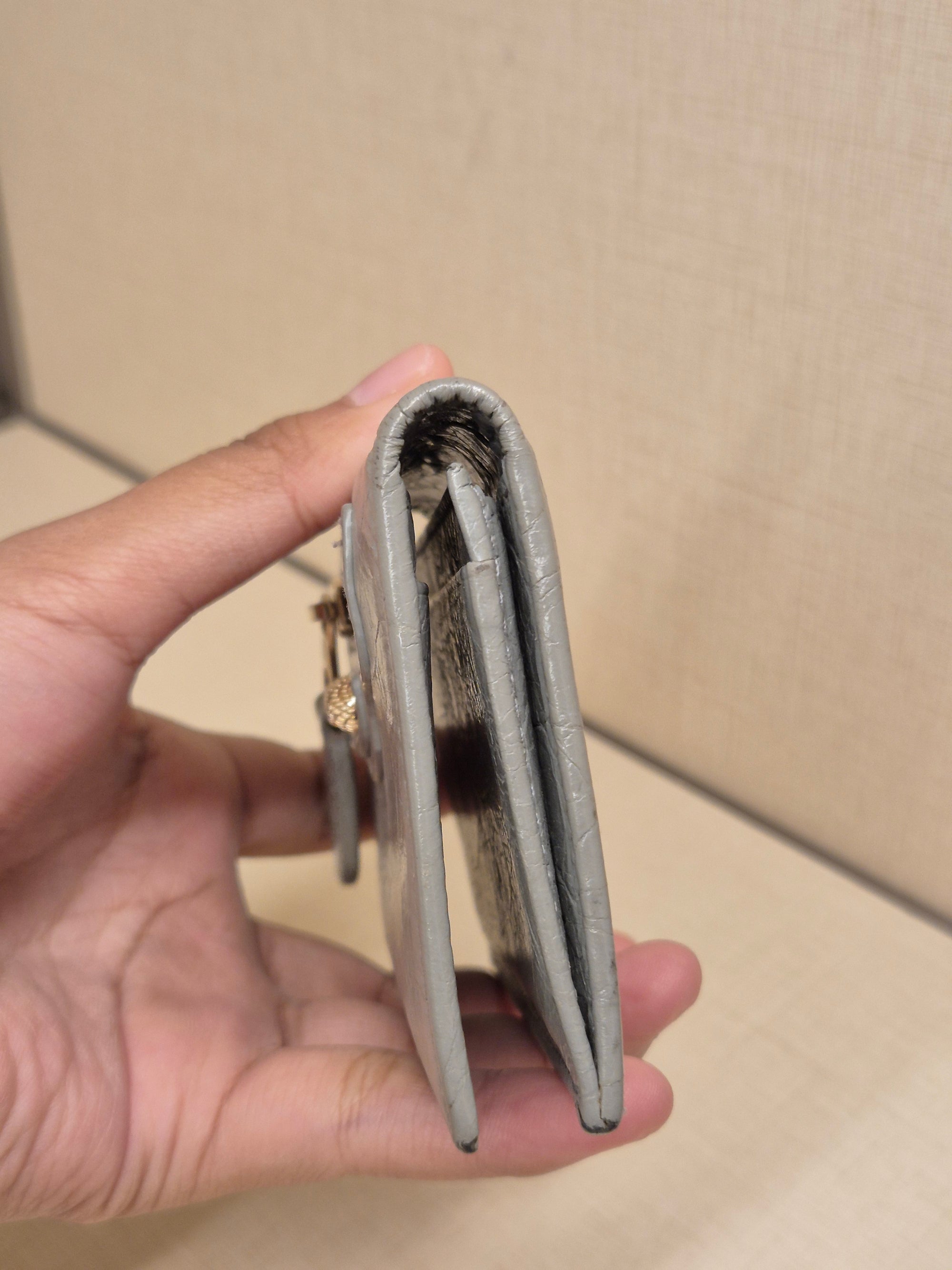 Balenciaga Neo Card Wallet Grey