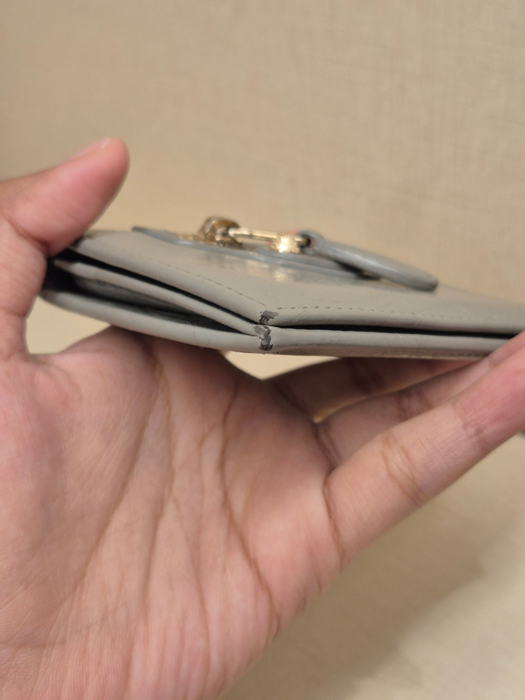 Balenciaga Neo Card Wallet Grey